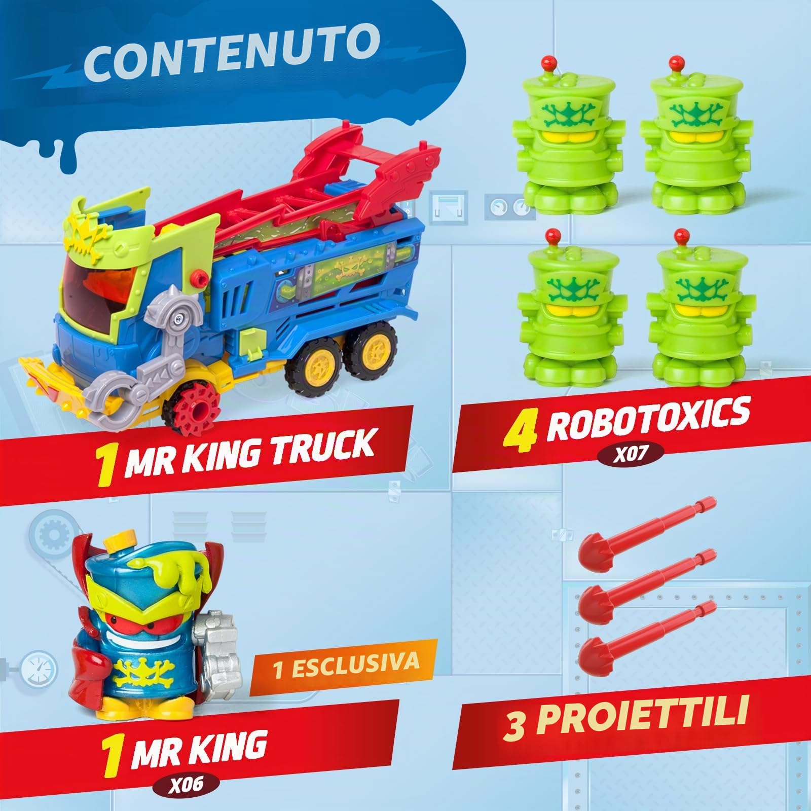 SUPERTHINGS Kazoom Power Mr King Truck camion trigger proiettili