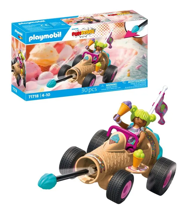 Playmobil Funstars Gelato Sfrecciante playset con statuine