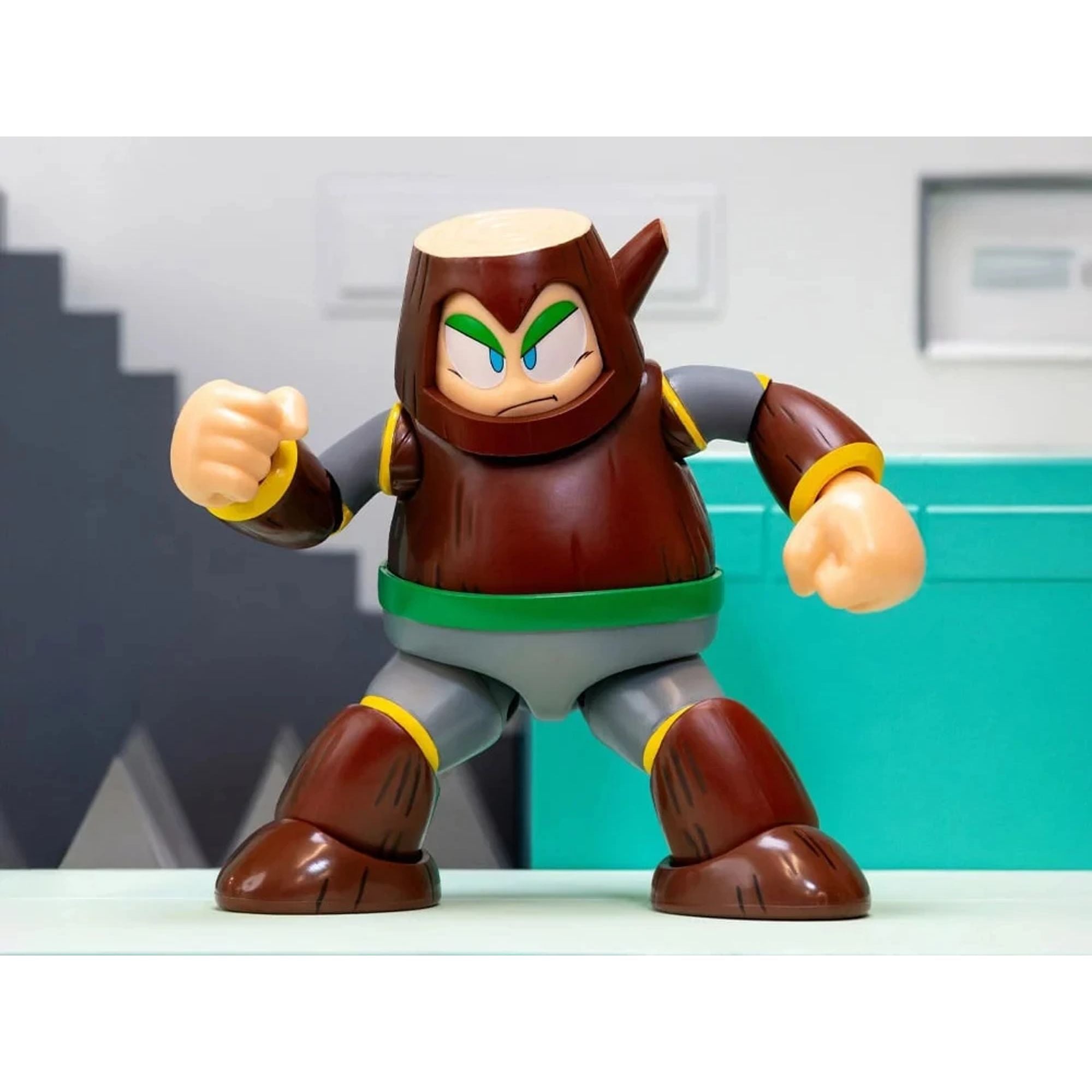 Jada Toys Mega Man Wood Man action figure scala 1/12