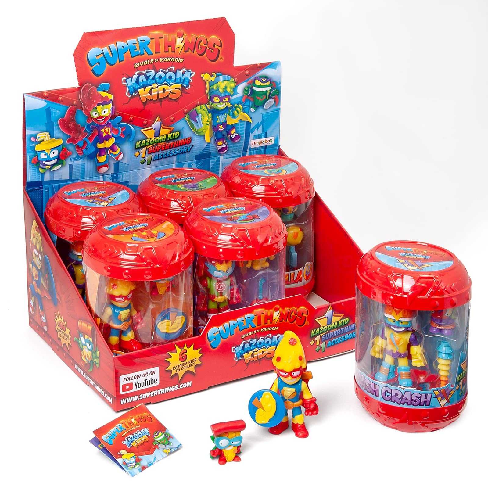 SuperThings Kazoom Kids collezione 6 capsule figure e accessori