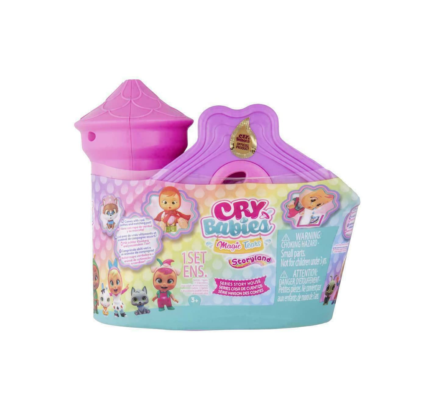 Cry Babies Magic Tears Casetta Castello Mini Bambola Sorpresa 8 Pezzi