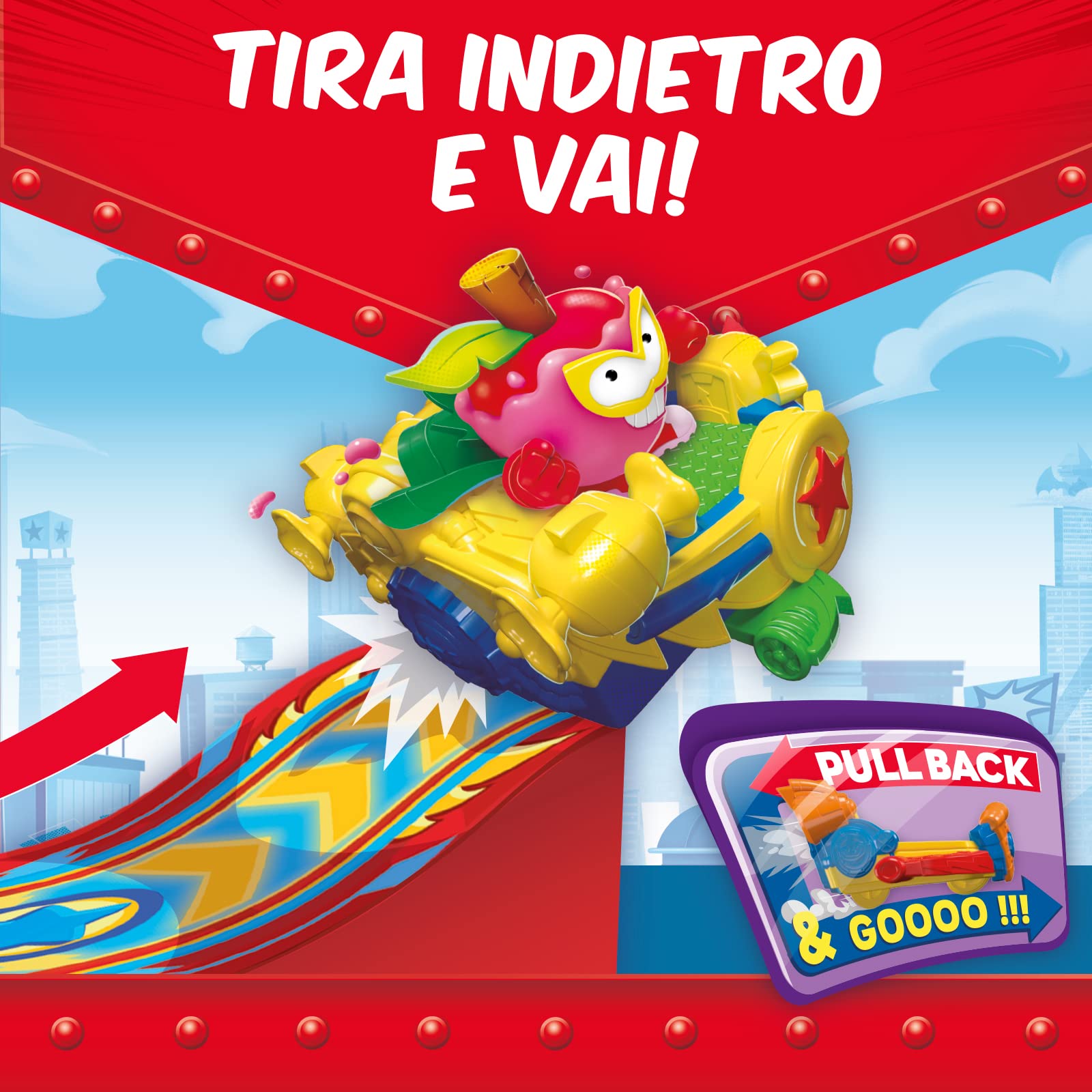SuperThings Kazoom Kids Blister 4 personaggi capitano argentato con slider