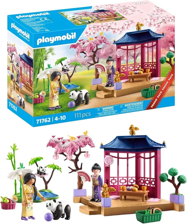 PLAYMOBIL My Life 71762 playset giardino asiatico con panda