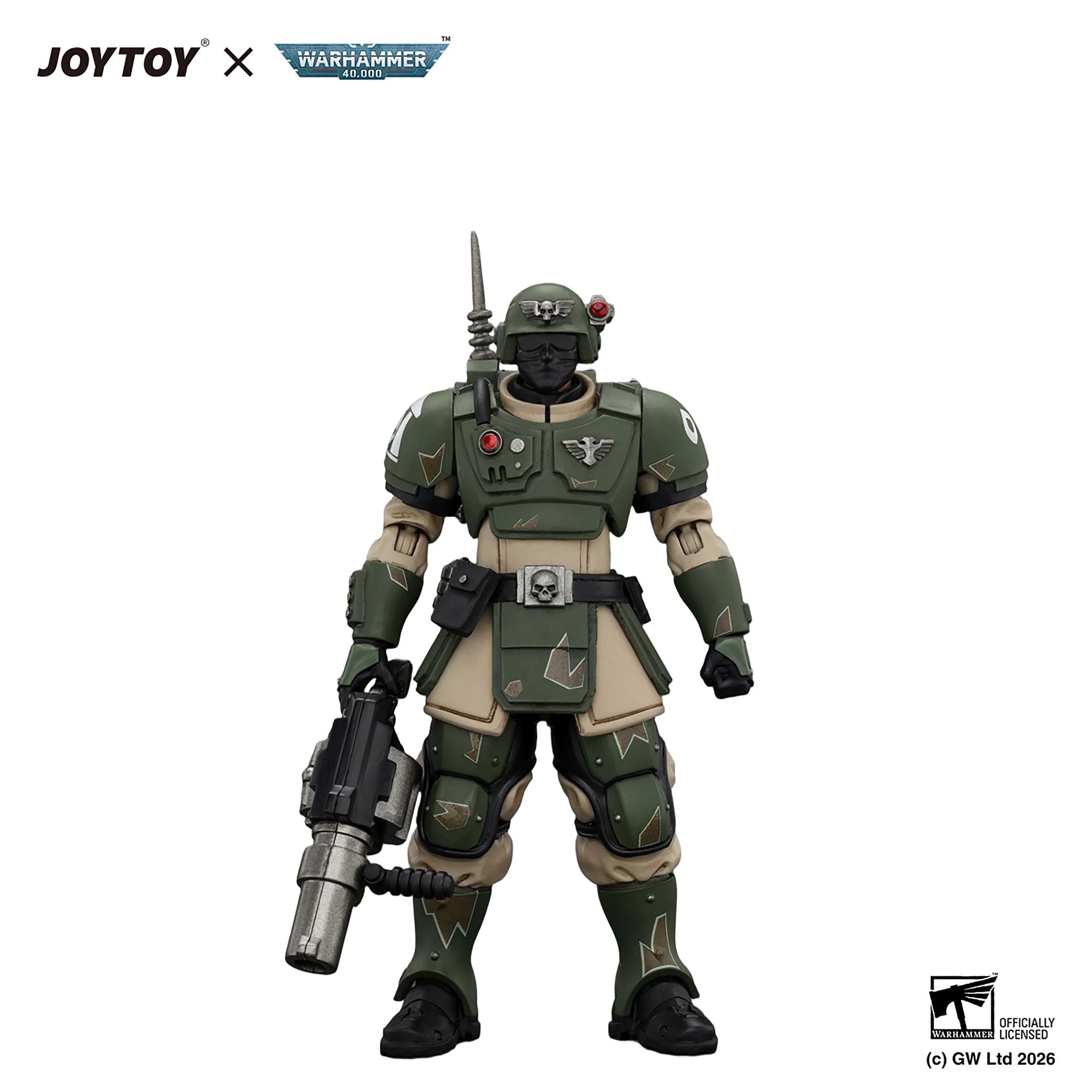 JoyToy Astra Militarum Kasrkin 5 action figure con lancia granate