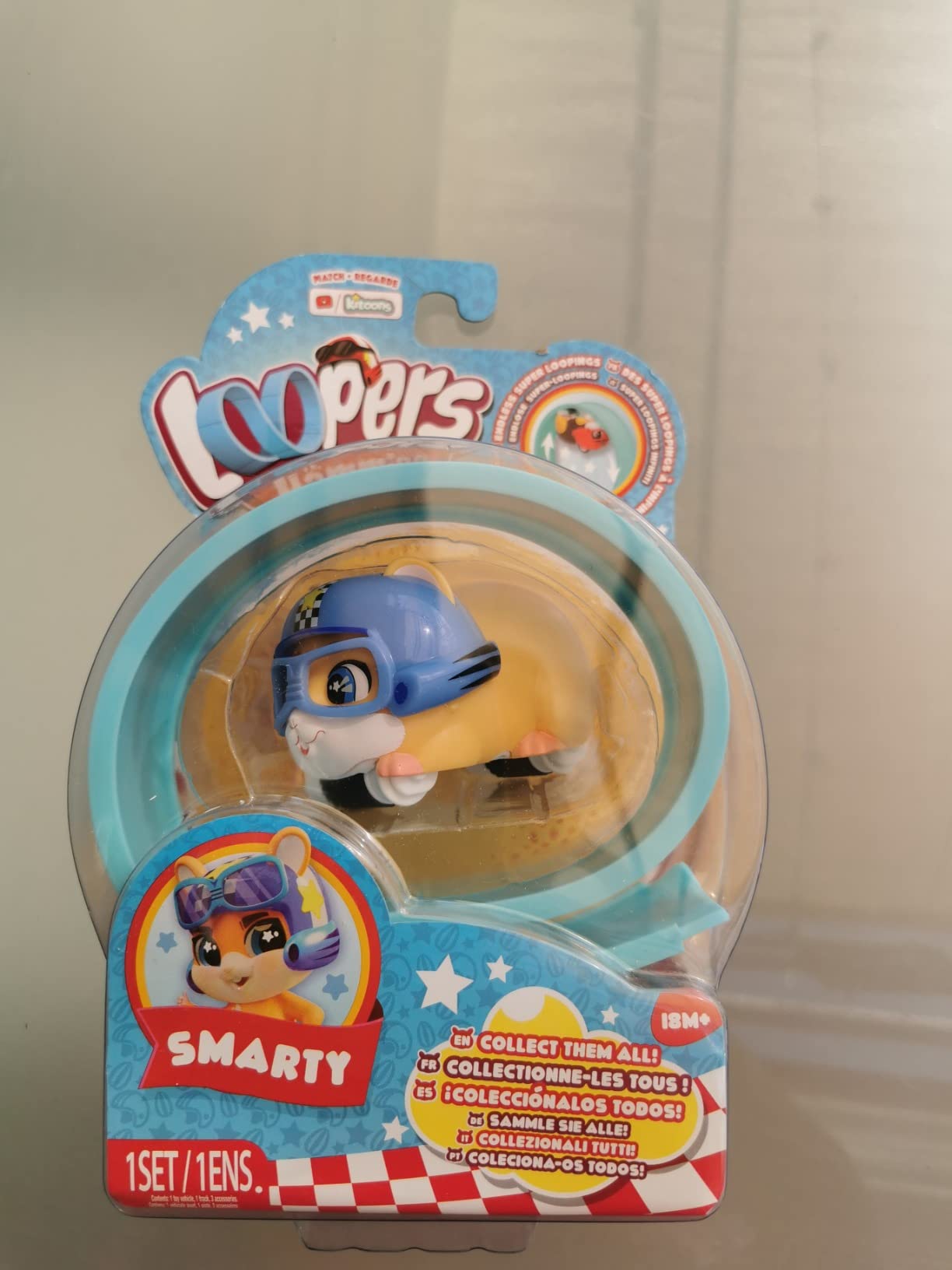 IMC Toys Loopers Hammies Smarty Criceto Interattivo Pista 3 Anni