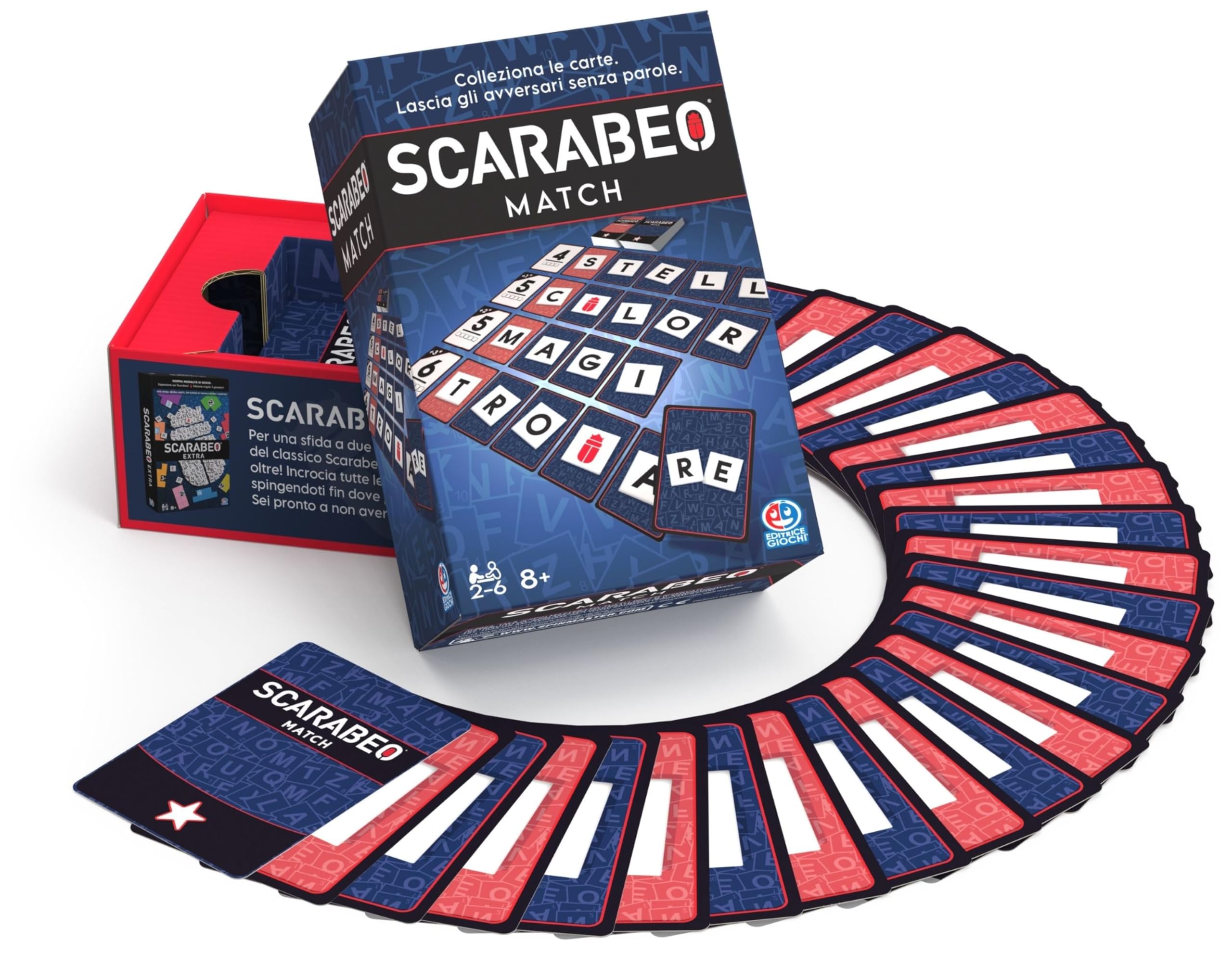 Spin Master Scarabeo Match gioco di carte 8+ anni