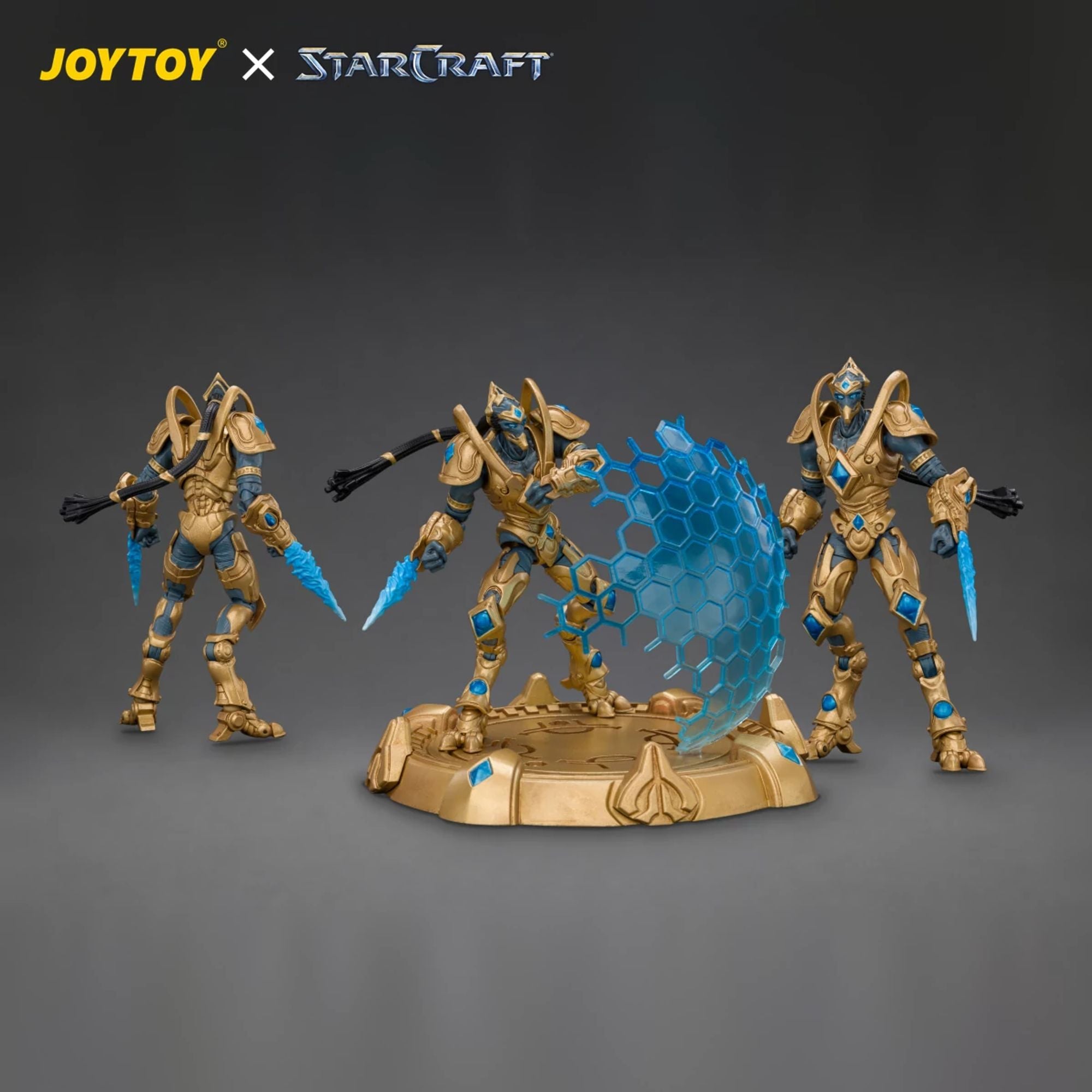 JoyToy Protoss Zealot Set Action Figure StarCraft 3 Pezzi