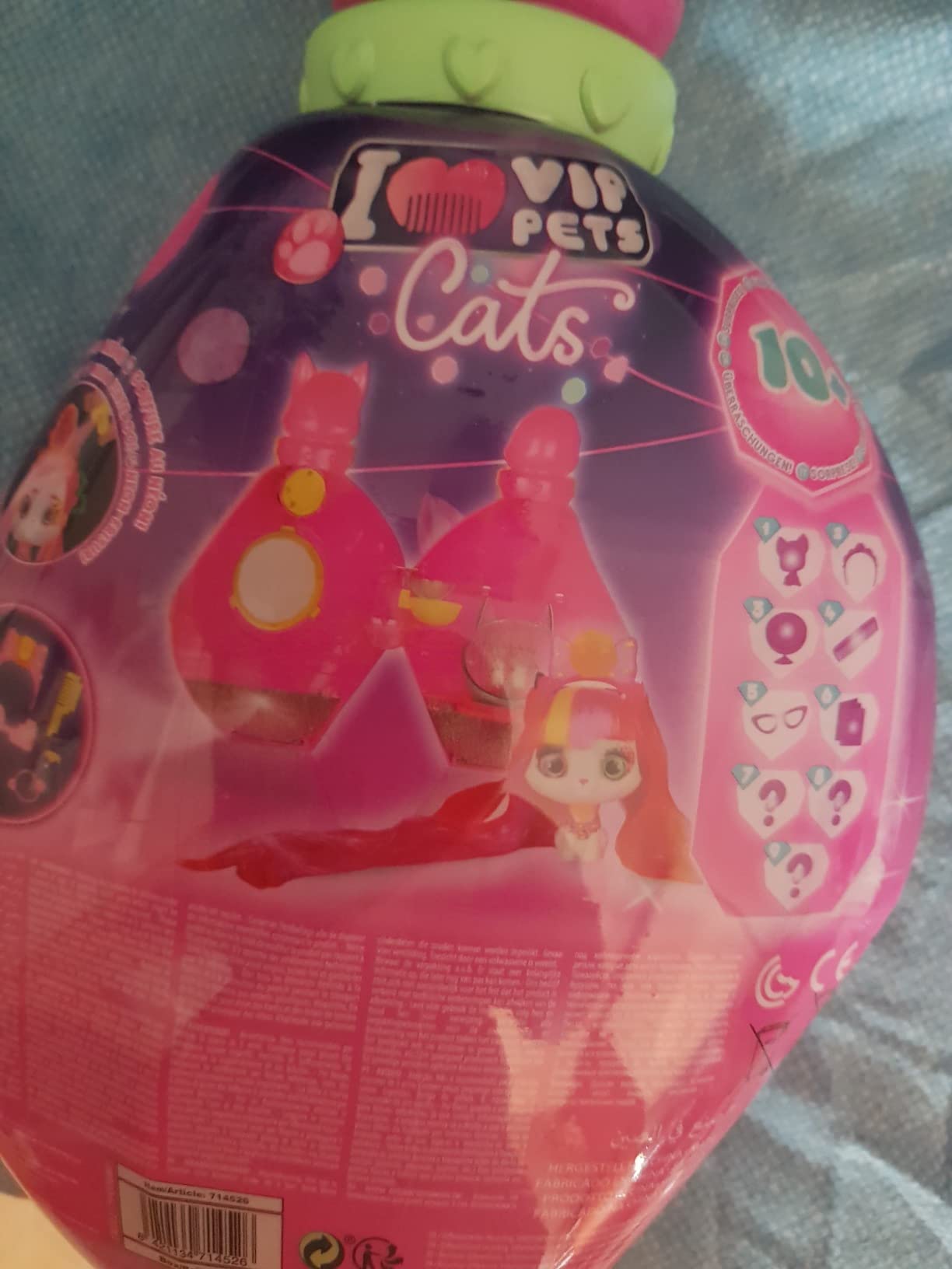 IMC Toys VIP Pets Cats Gattino Glow 15 Accessori Capsula UV