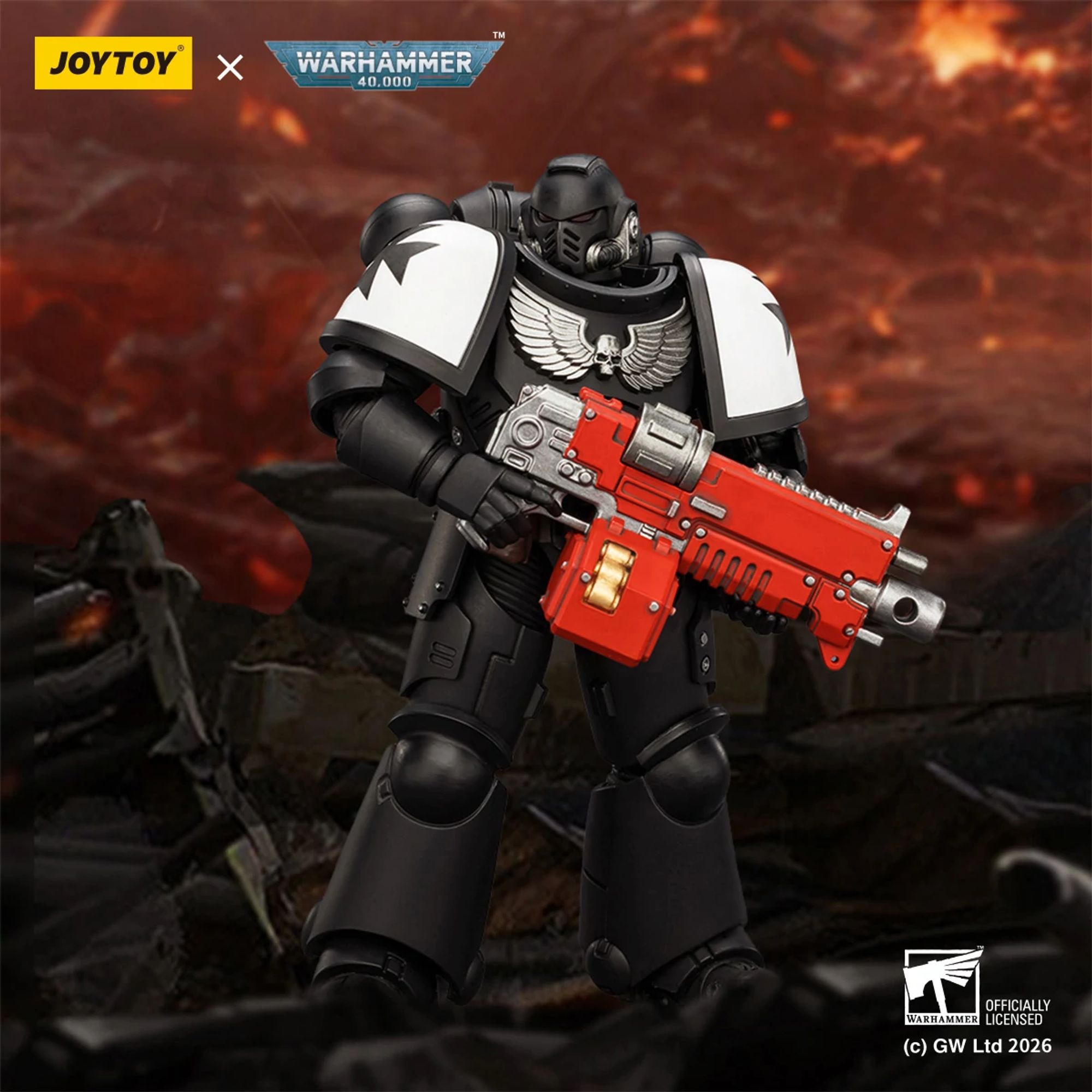 JoyToy Black Templars Intercessor action figure Warhammer 40K