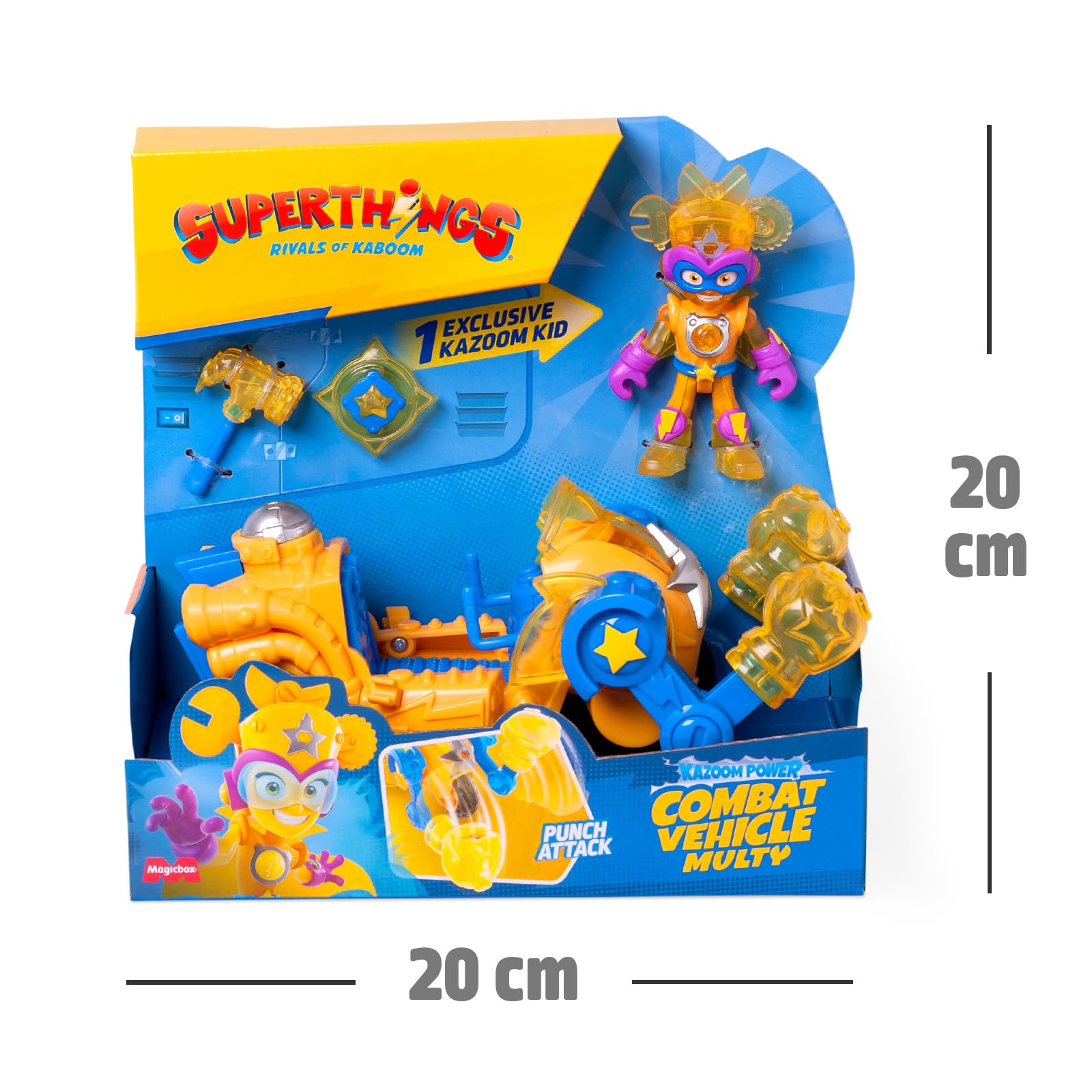 Superthings Guardians of Kazoom veicolo Kid Multy con pistola