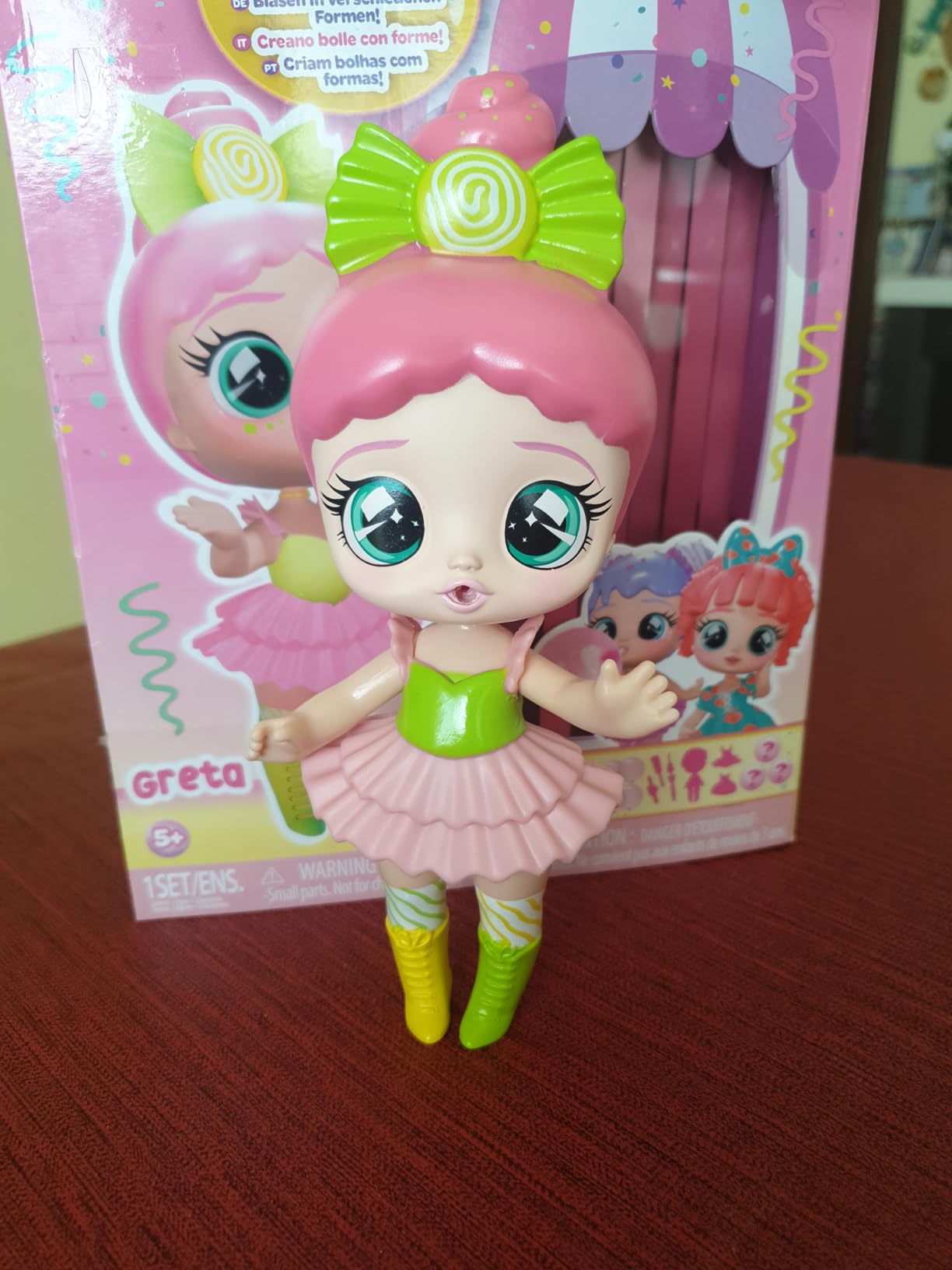 IMC Toys Bubiloons Bubigirls Greta bambola palloncini