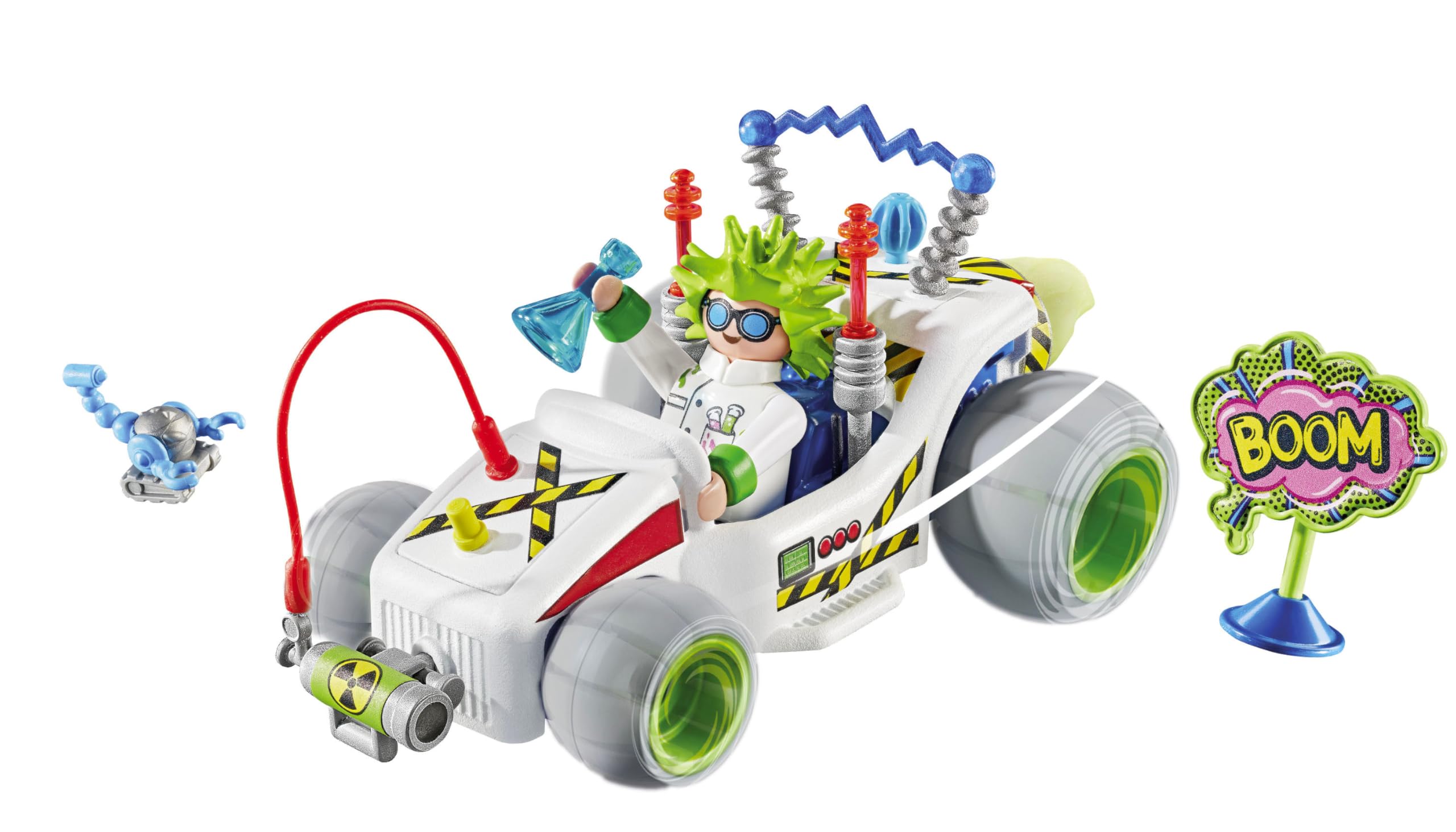 PLAYMOBIL Funstars 71633 kart Racing Professor pull-back