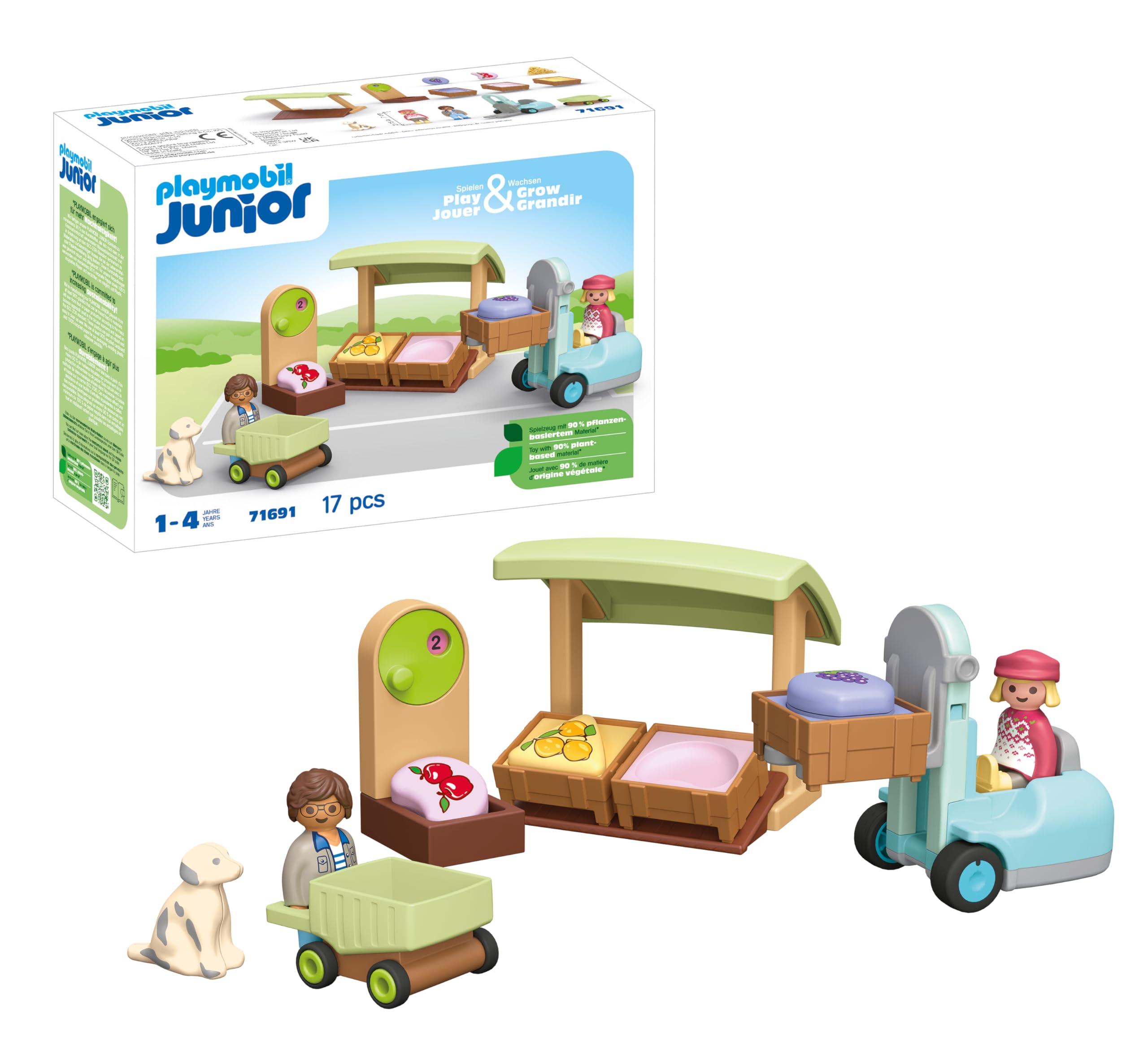 Playmobil Junior 71703 Parco Giochi Avventura Gioco 18 Pezzi 12M+