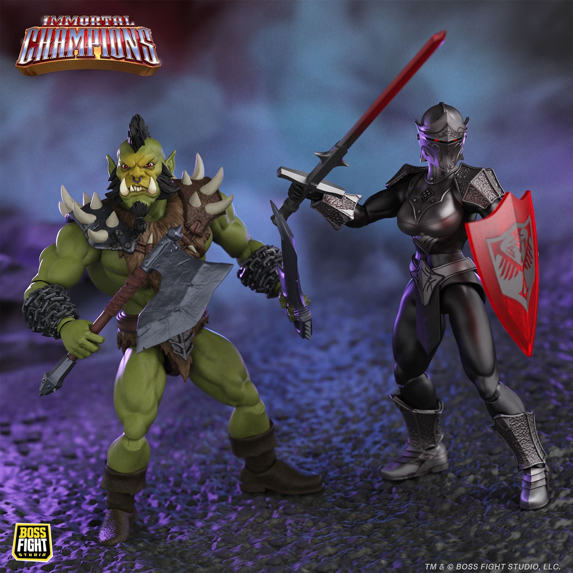 Boss Fight Immortal Champions Bloodsteel Emissary Figure