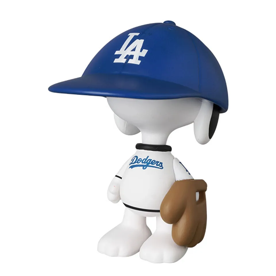 Medicom UDF Snoopy Dodgers vinyl figure baseball