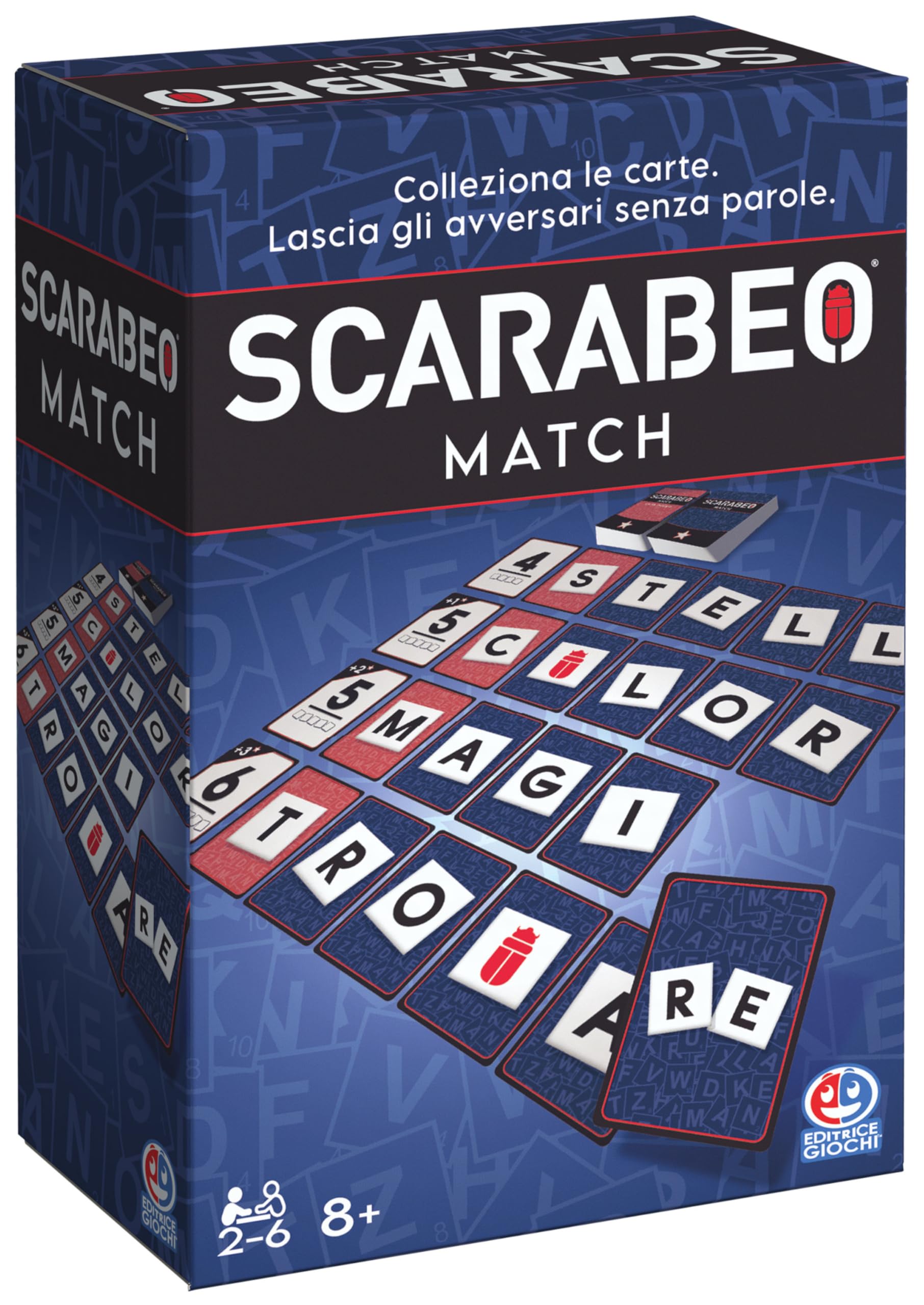 Spin Master Scarabeo Match gioco di carte 8+ anni