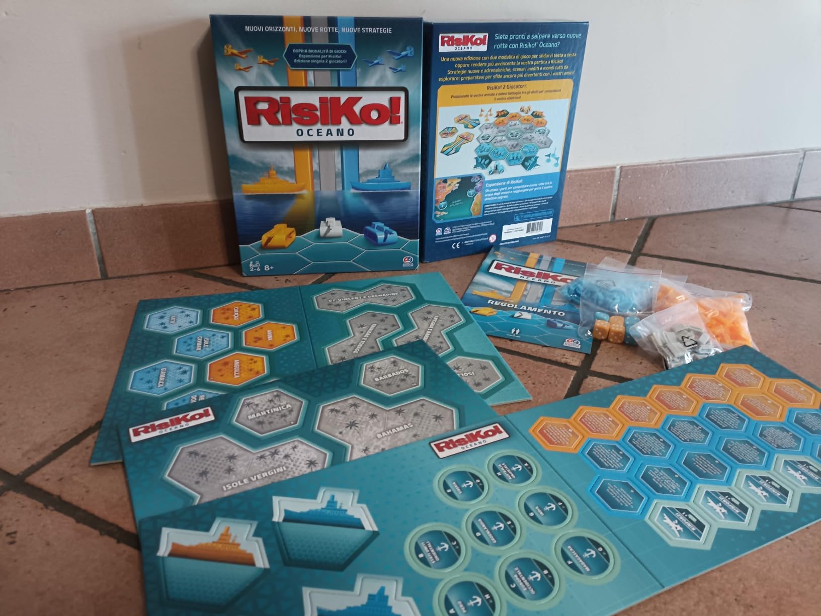 Risiko Oceano gioco da tavolo strategia 2 giocatori 8+