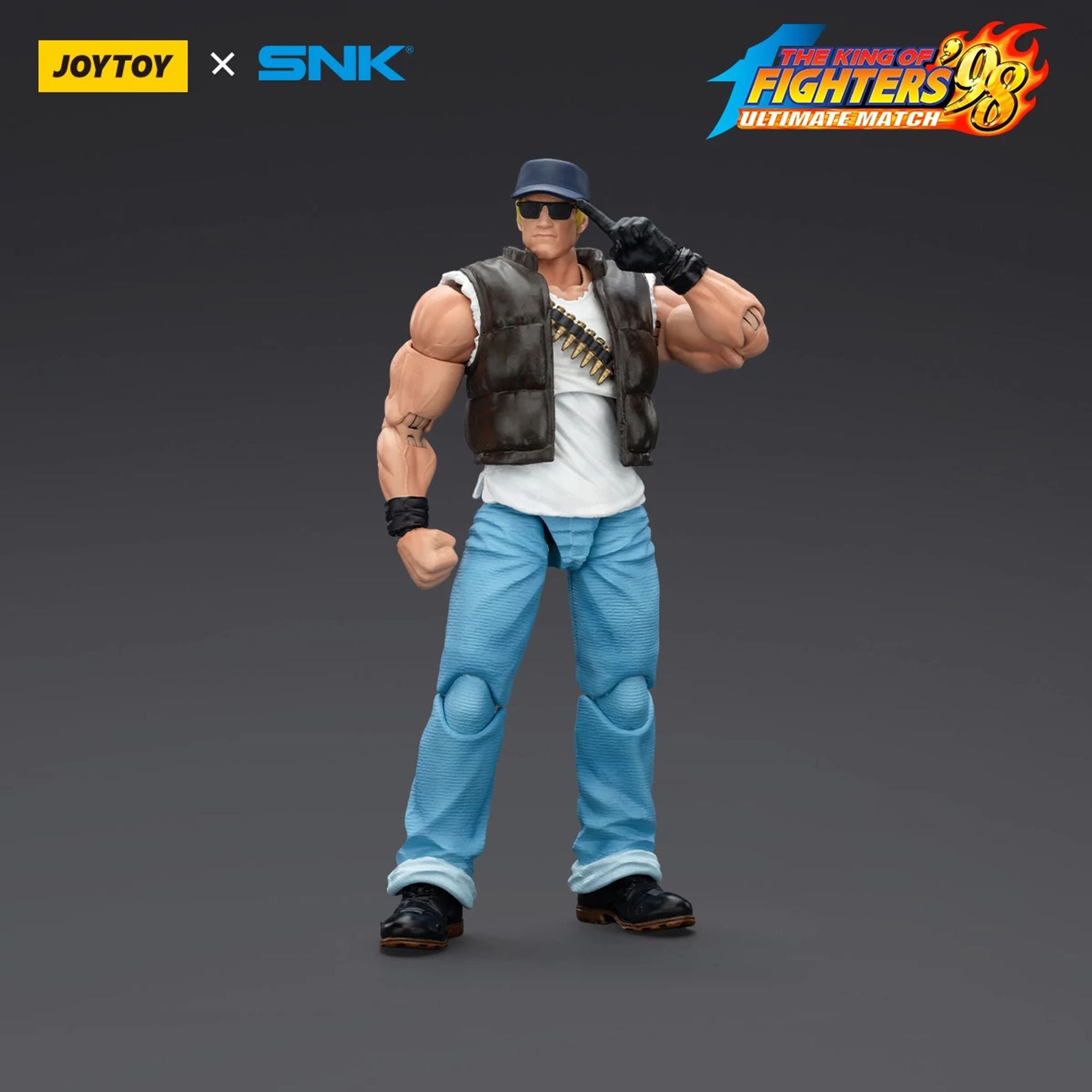 JoyToy SNK KOF 98UM Clark Still action figure 1/18 Ikari