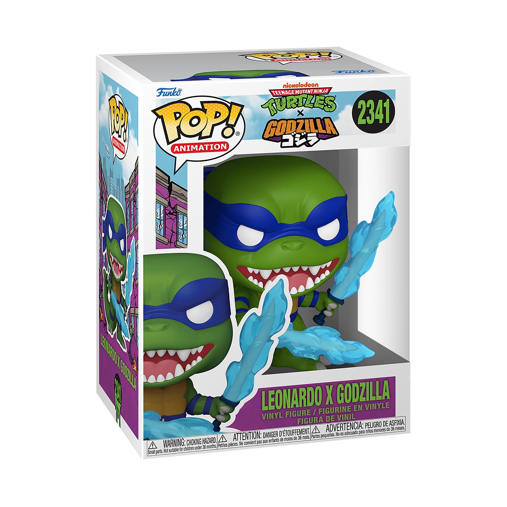 Funko Pop Leonardo x Godzilla funko pop animation