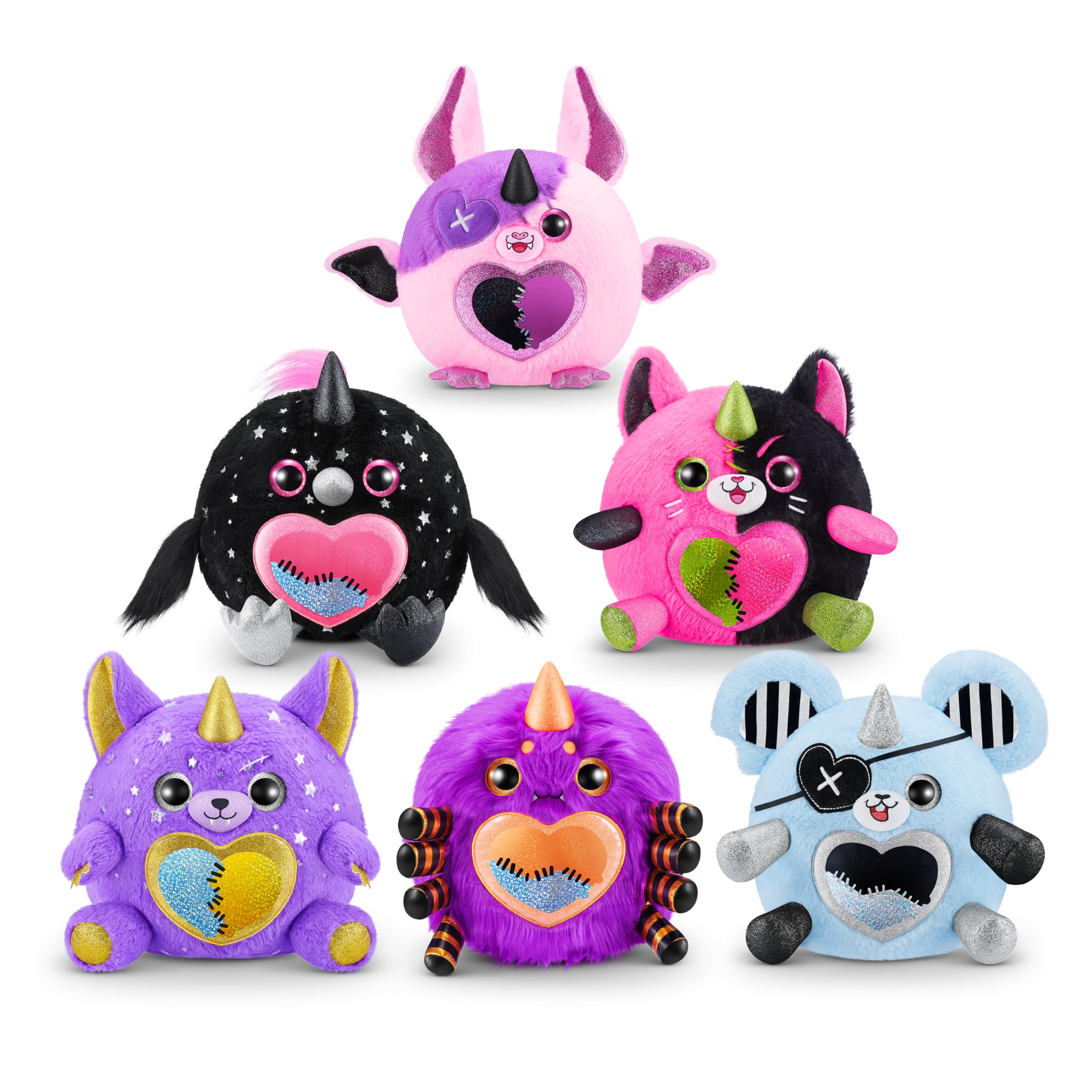 Rainbocorns Monstercorn Surprise peluche Raven corvo