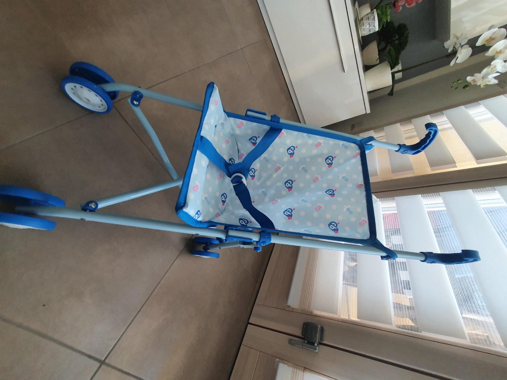 Cicciobello Accessori passeggino 4 ruote pieghevole per bambole