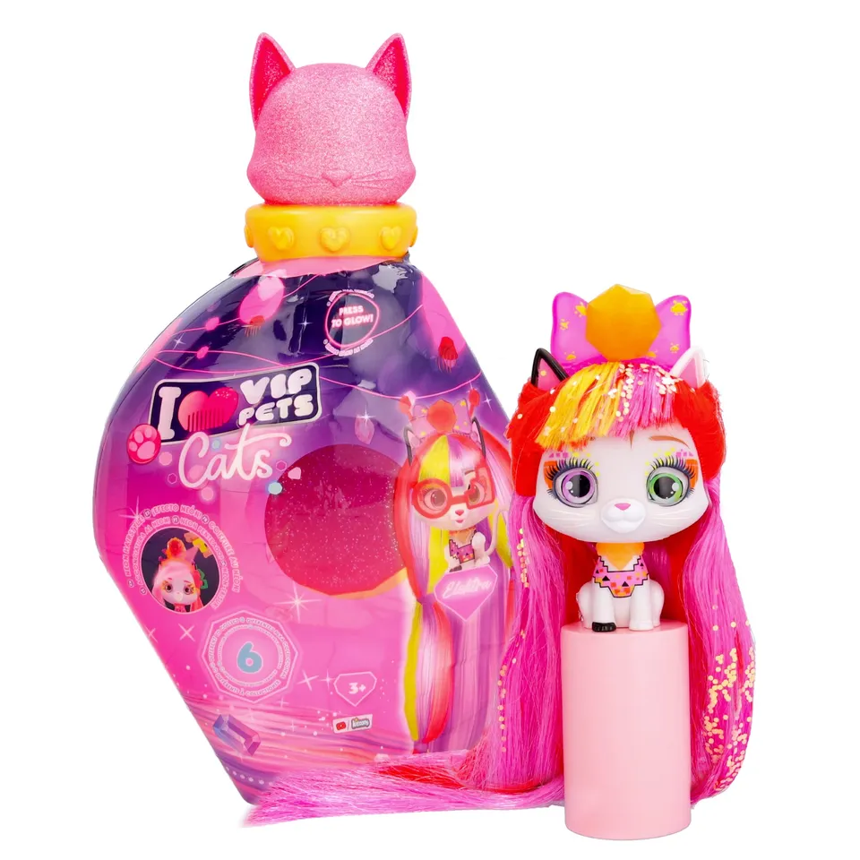 VIP Pets Cats Kitty gattini collezione brillano al buio 15 accessori