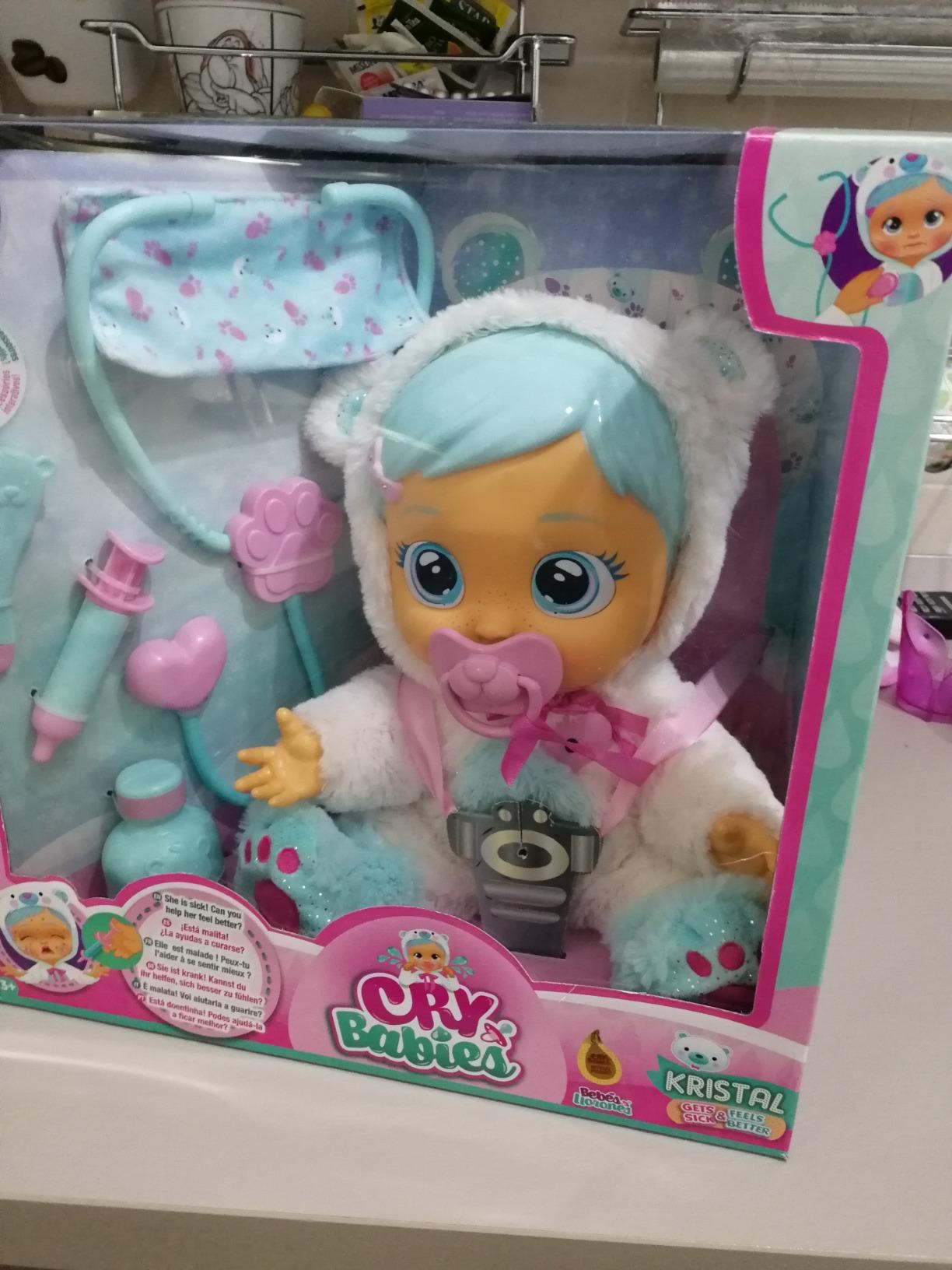 Cry Babies Magic Tears Kristal Malatina bambola interattiva
