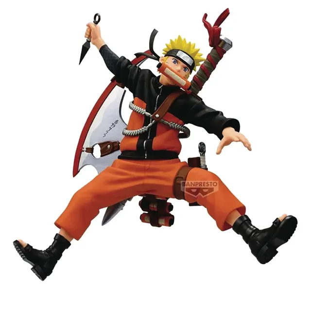 Banpresto Naruto Vibration Stars statua Naruto Uzumaki 20 cm