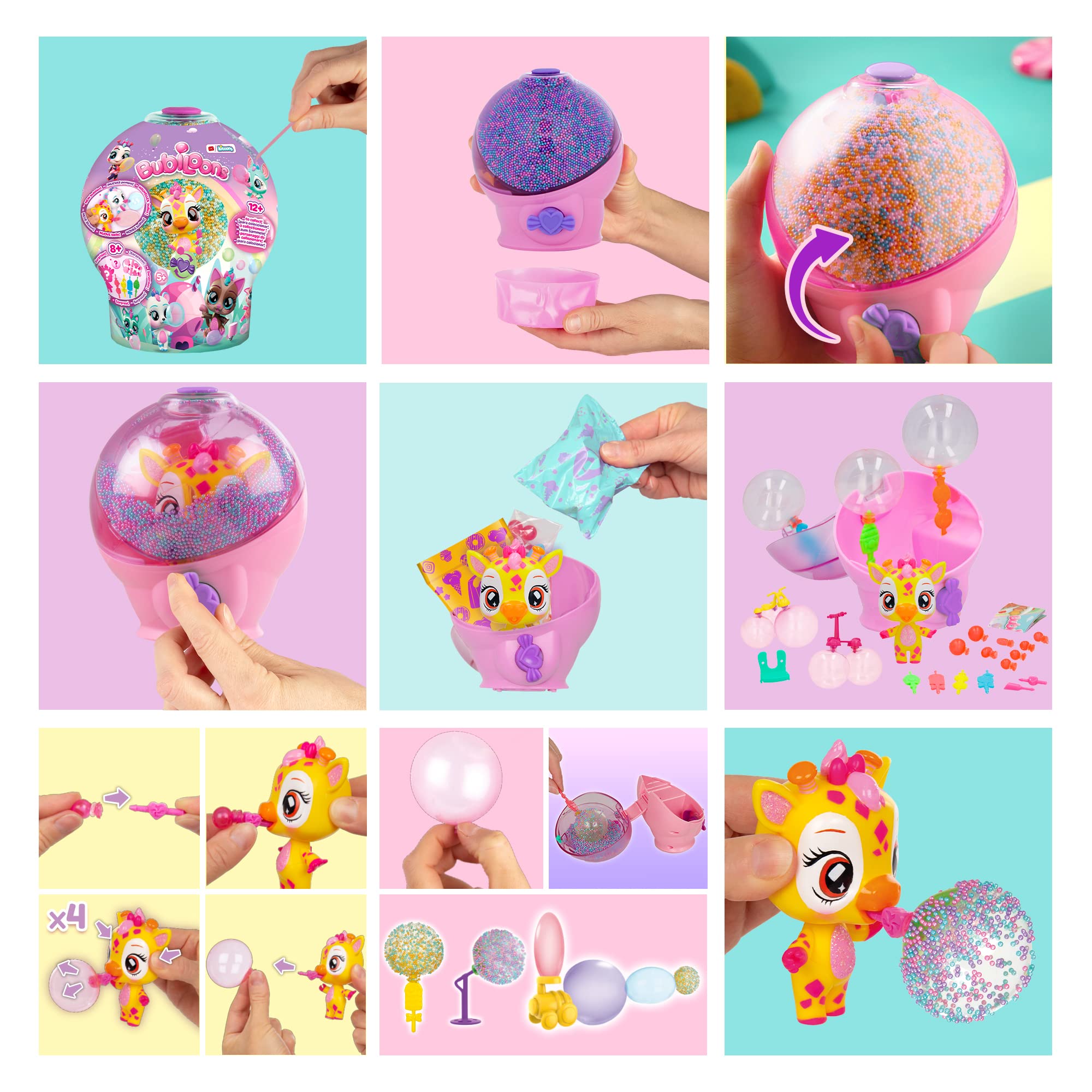 Imc Toys Bubiloons bambola animaletto capsula sorpresa