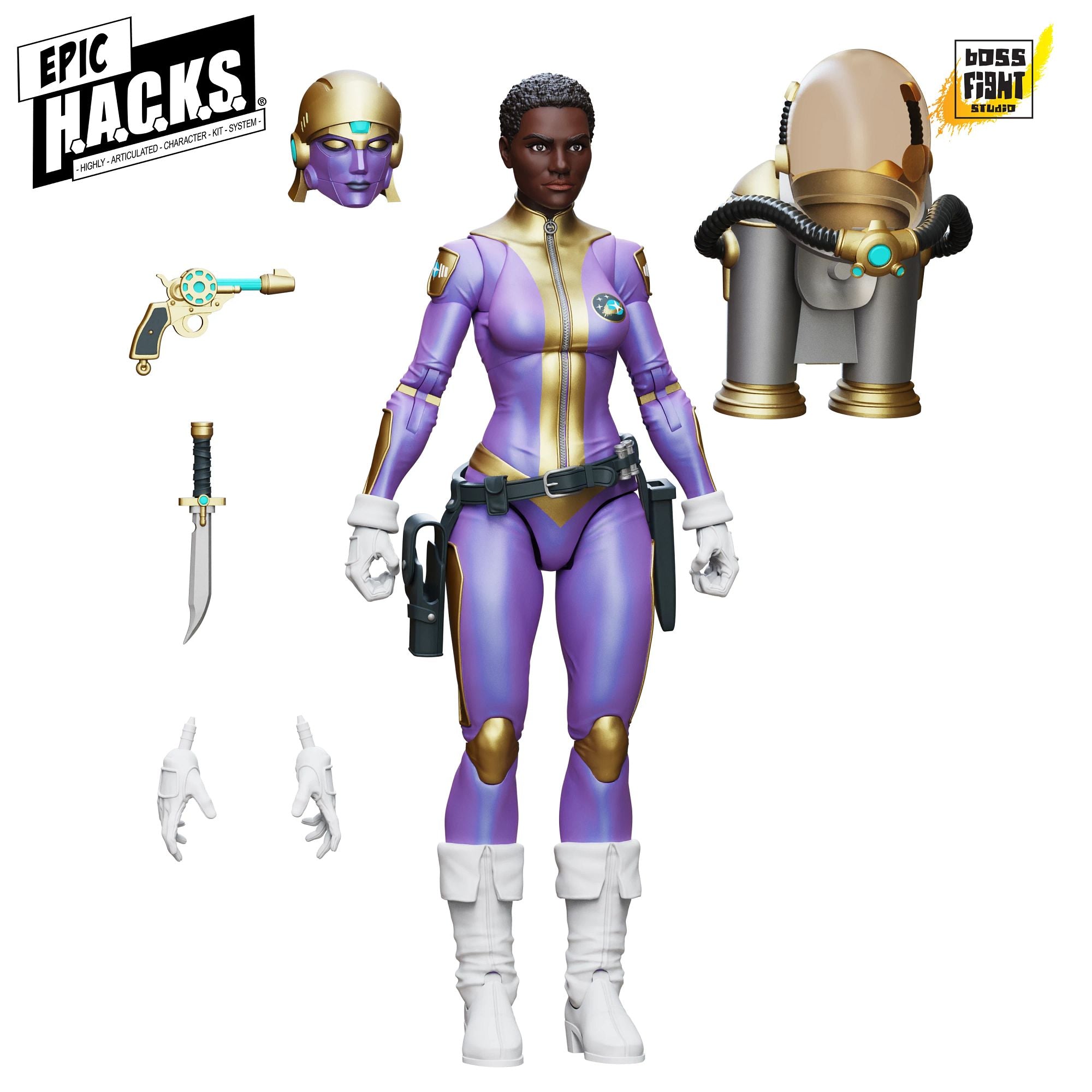 Boss Fight Studio Epic Hacks Roxy London action figure