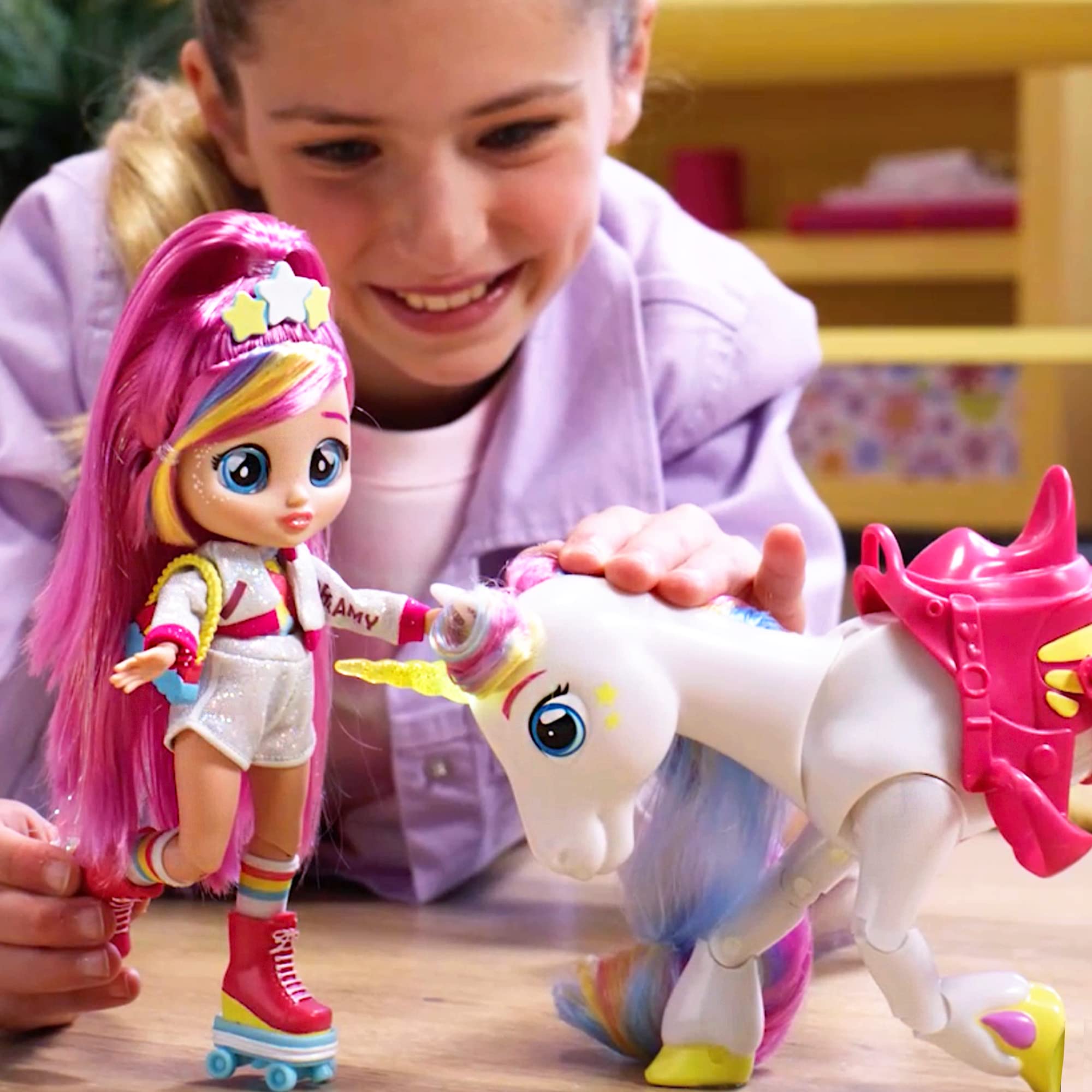 IMC Toys BFF Dreamy Rym bambola fashion con unicorno pack deluxe