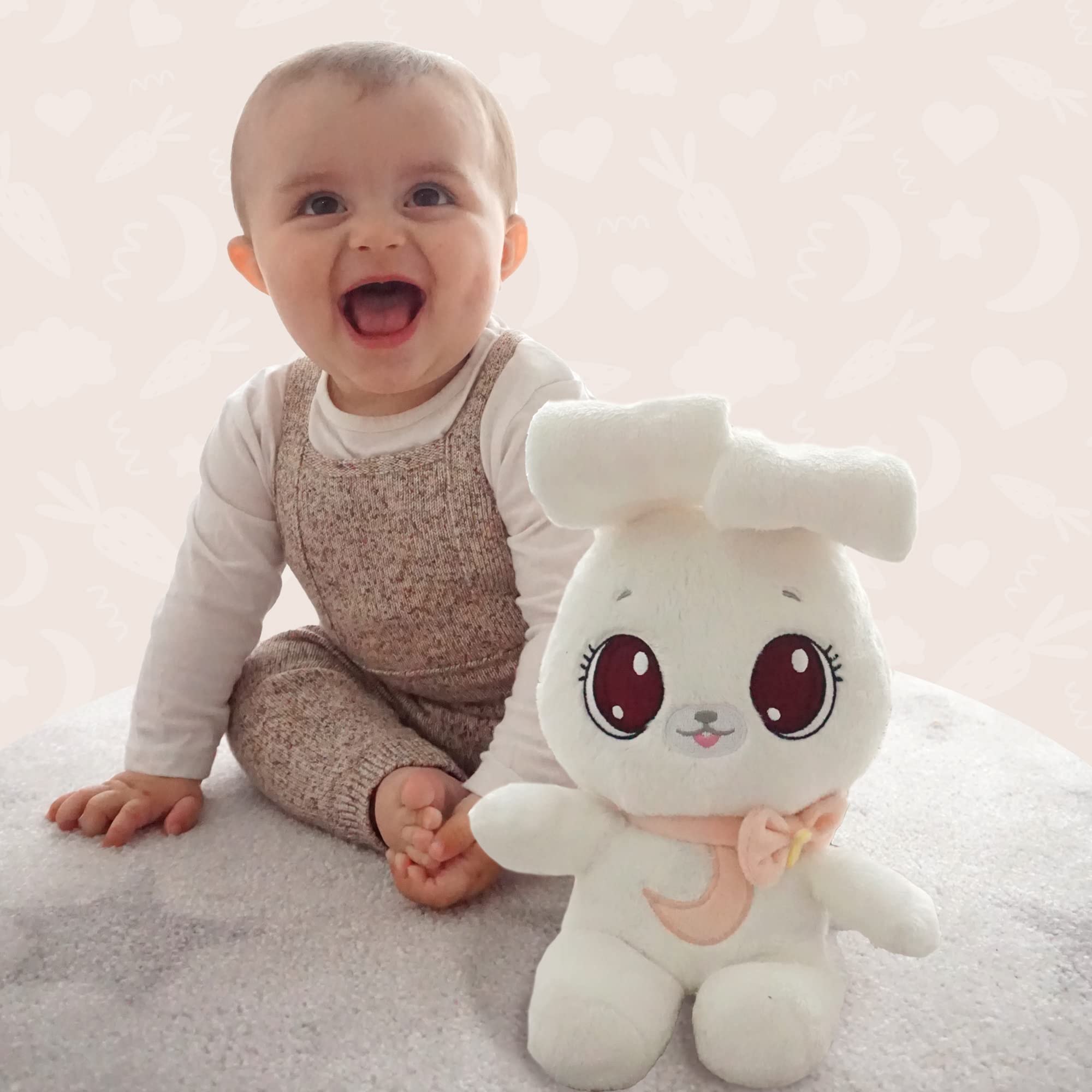 Imc Toys Peekapets Coniglietto Bianco peluche orecchie mobili
