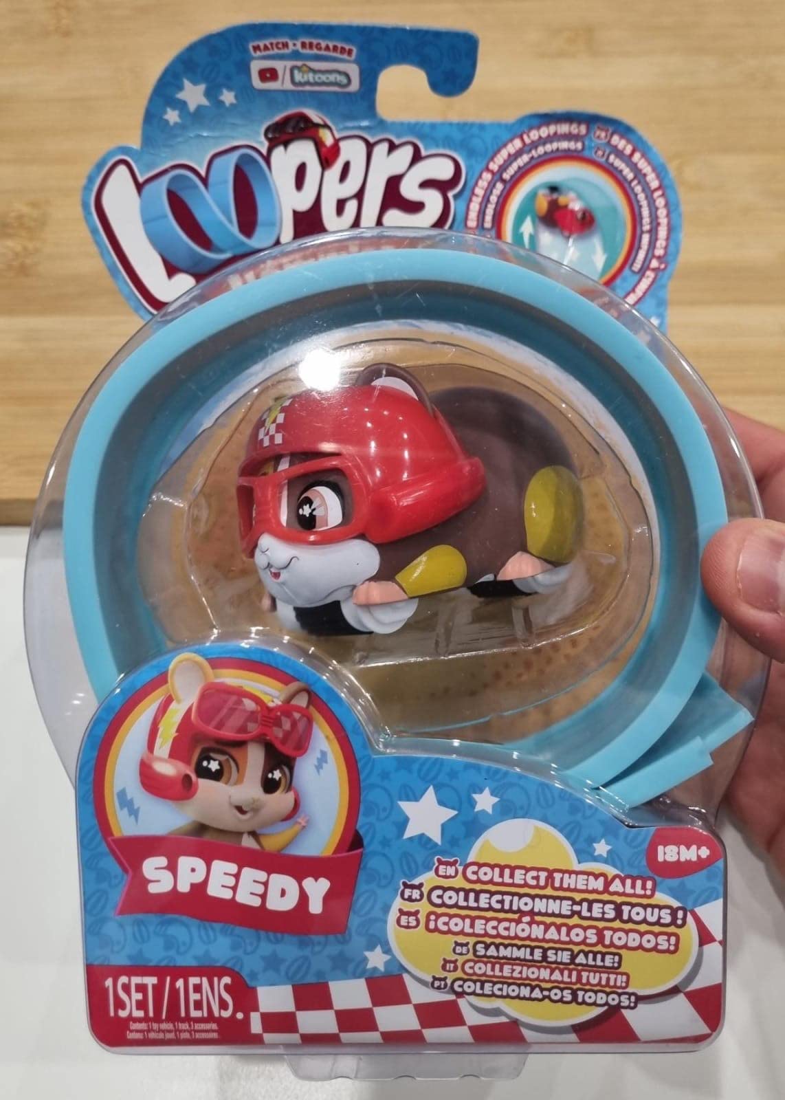 IMC Toys Loopers Hammies Speedy Criceto Interattivo Pista 3 Anni