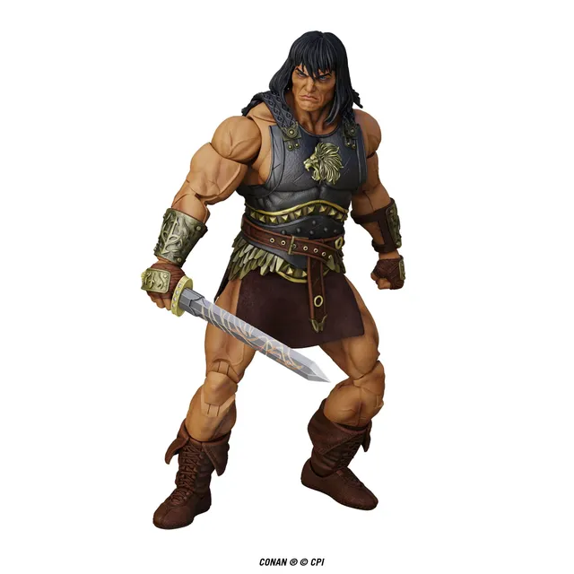 Boss Fight Epic HACKS King Conan action figure con mantello