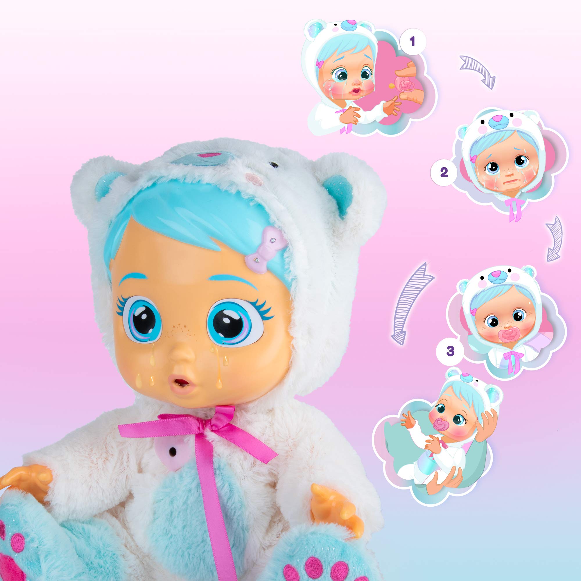 Cry Babies Magic Tears Kristal Malatina bambola interattiva