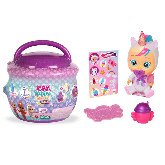 Cry Babies Magic Tears Fantasy casetta ciuccio mini bambola