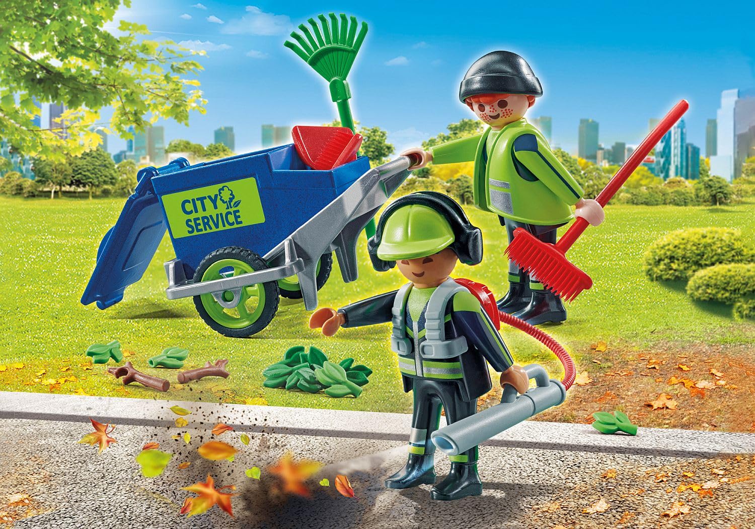 Playmobil City Action 71434 Squadra di Pulizia 32 Pezzi