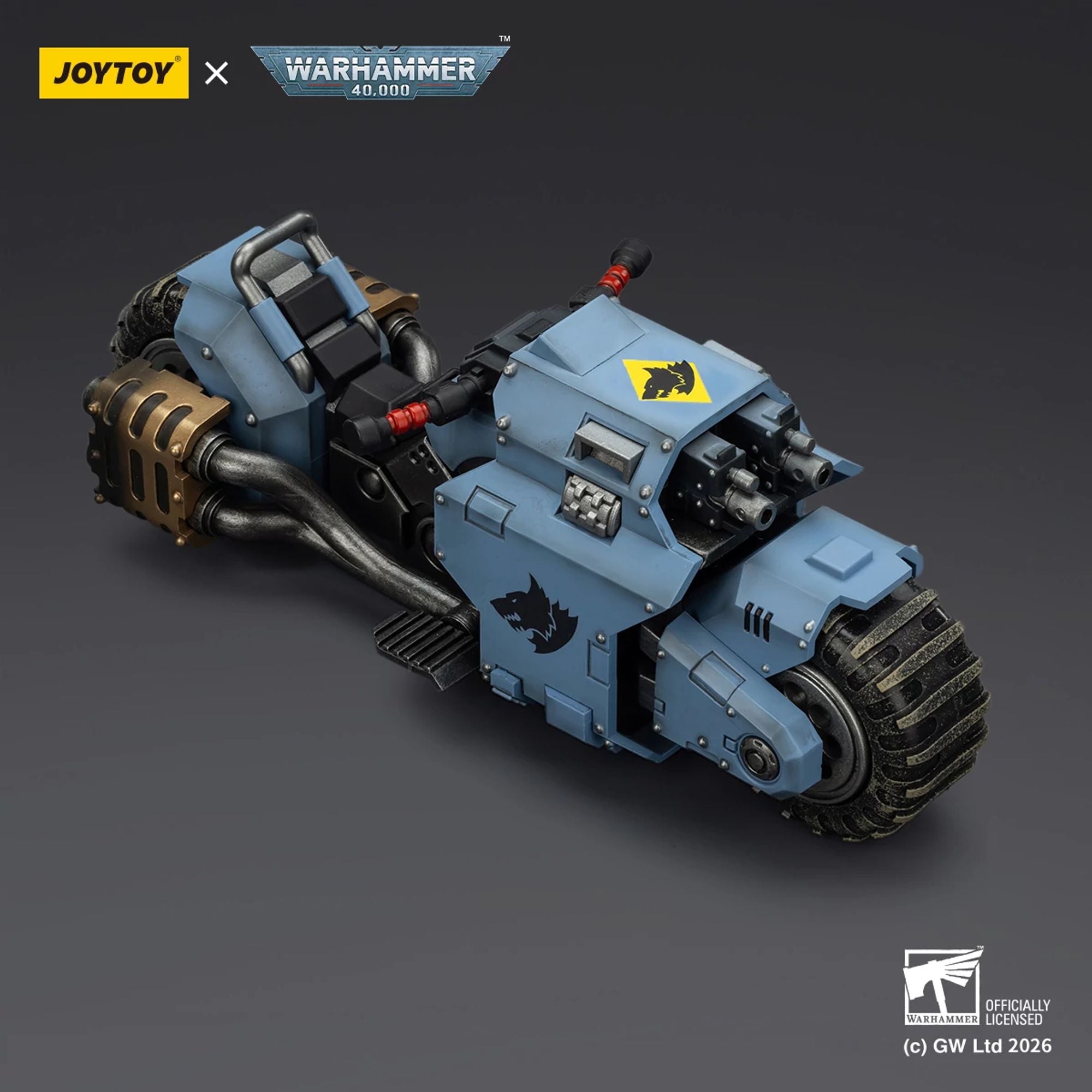 JoyToy Warhammer 40K Space Wolves Raider moto giocattolo