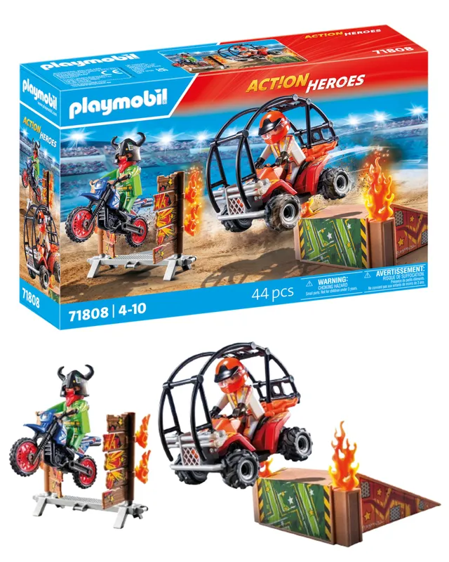 Playmobil Sports 71808 Stunt Show Rampa Auto dai 4 Anni
