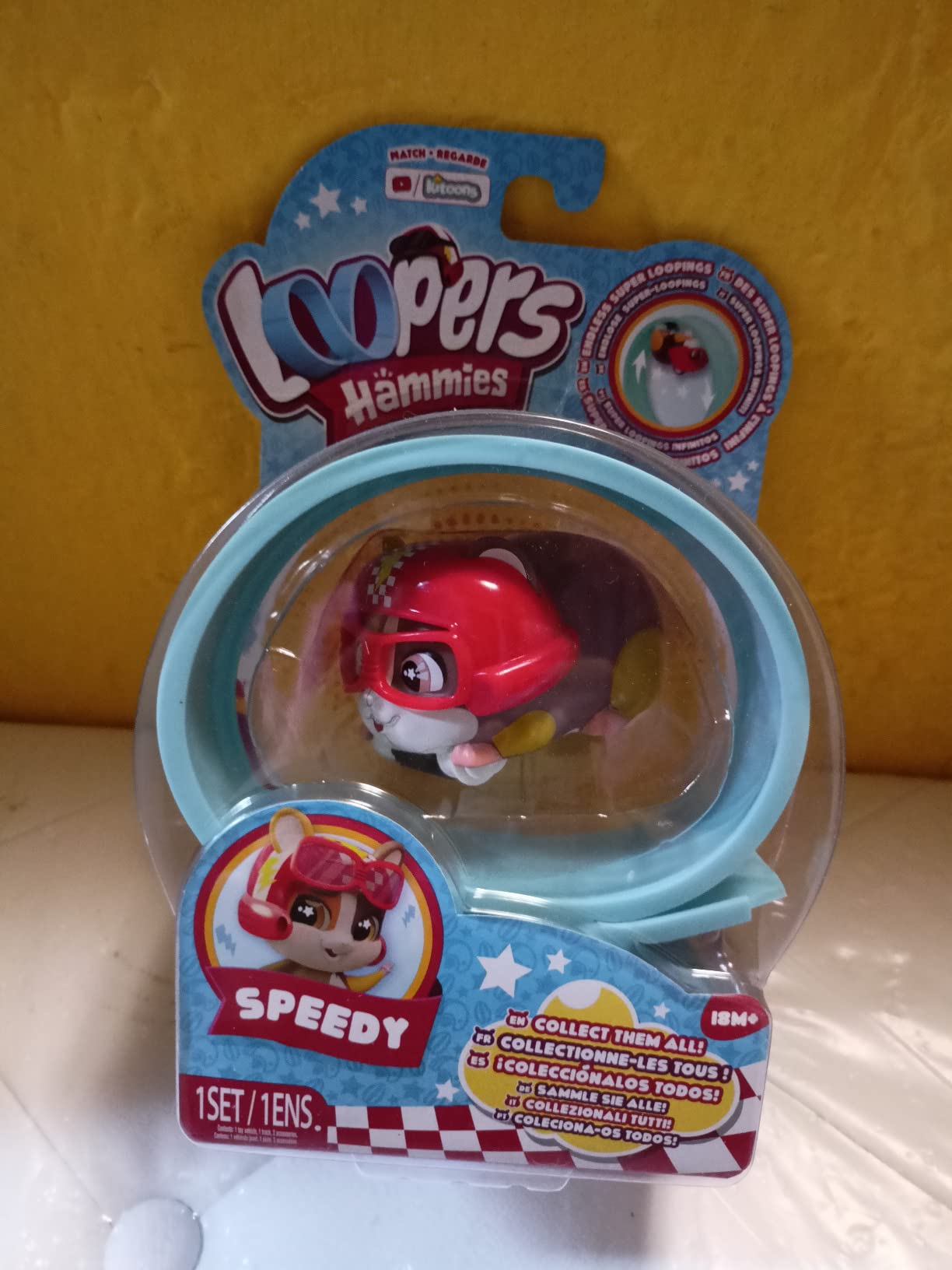 IMC Toys Loopers Hammies Speedy Criceto Interattivo Pista 3 Anni