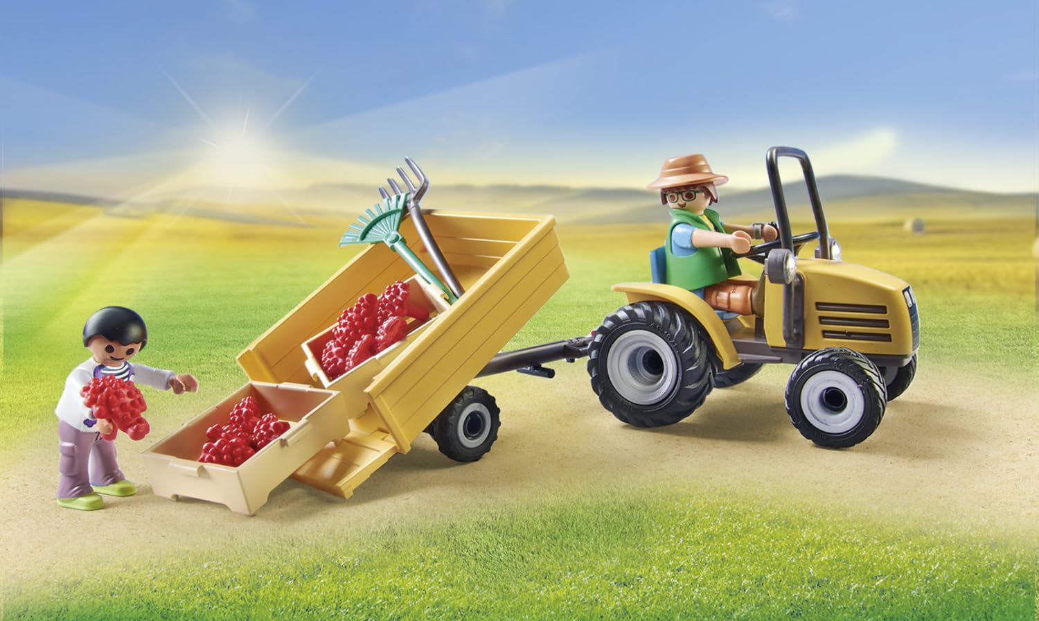 Playmobil Country 71442 Trattore con Rimorchio Playset 117 Pezzi
