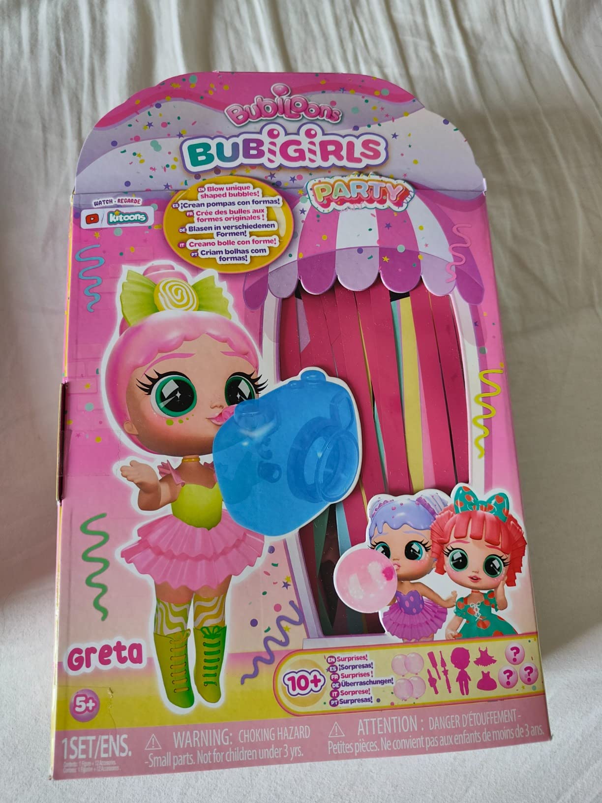 IMC Toys Bubiloons Bubigirls Greta bambola palloncini