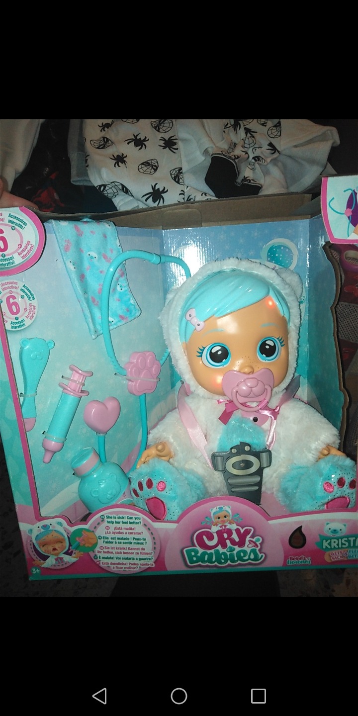 Cry Babies Magic Tears Kristal Malatina bambola interattiva