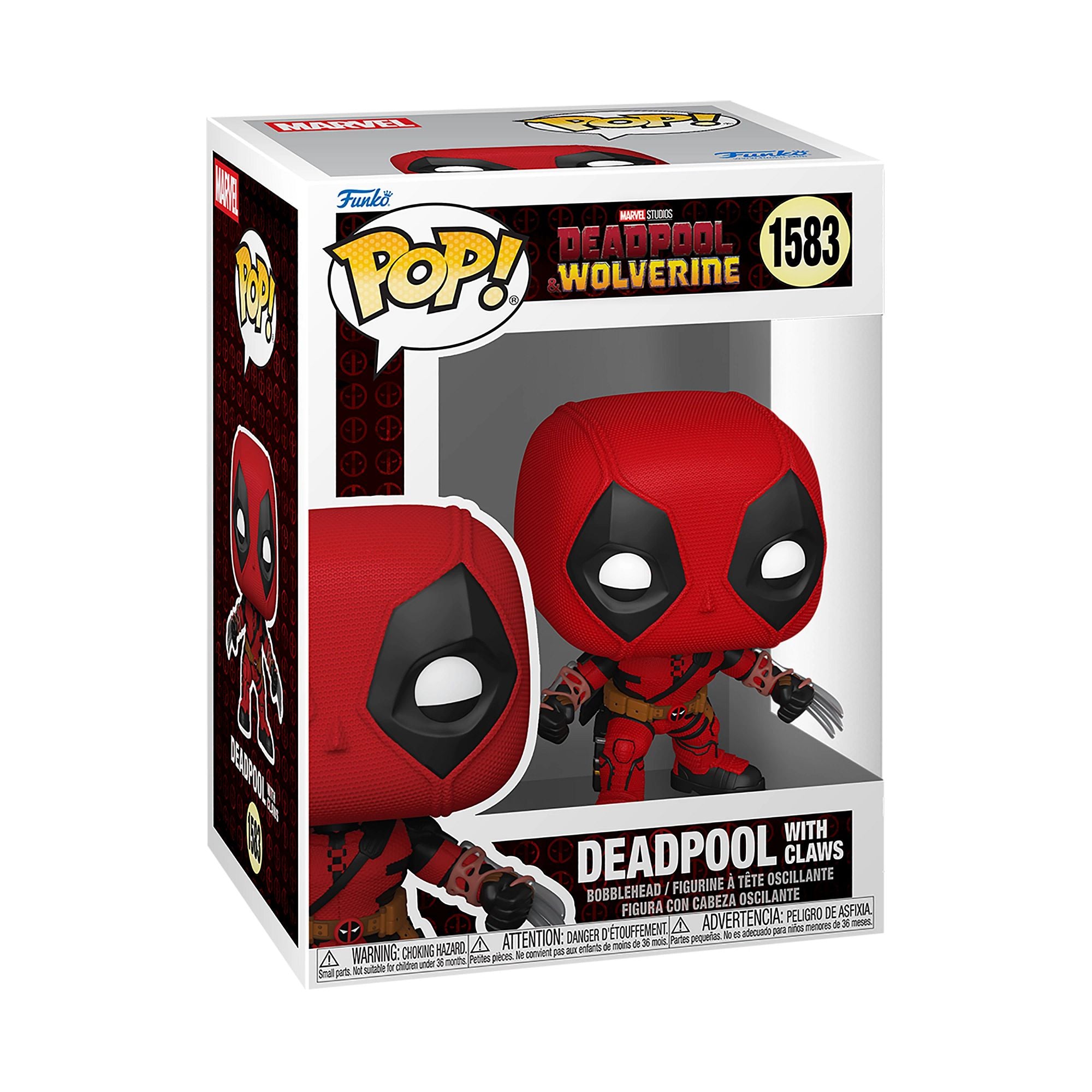 Funko Pop Marvel Deadpool with Claws vinile 15 cm