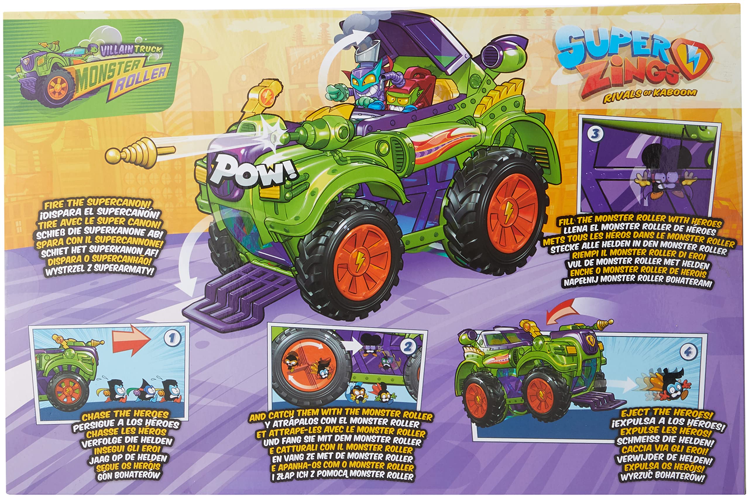 Superthings Villain Truck PSZSD112IN30 playset con 2 cattivi