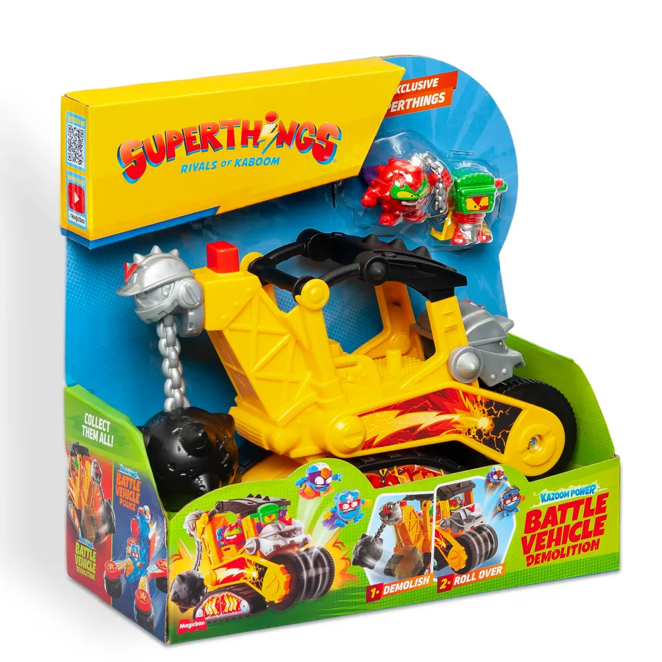 Superthings Kazoom Power veicolo Demolition Battle Vehicle
