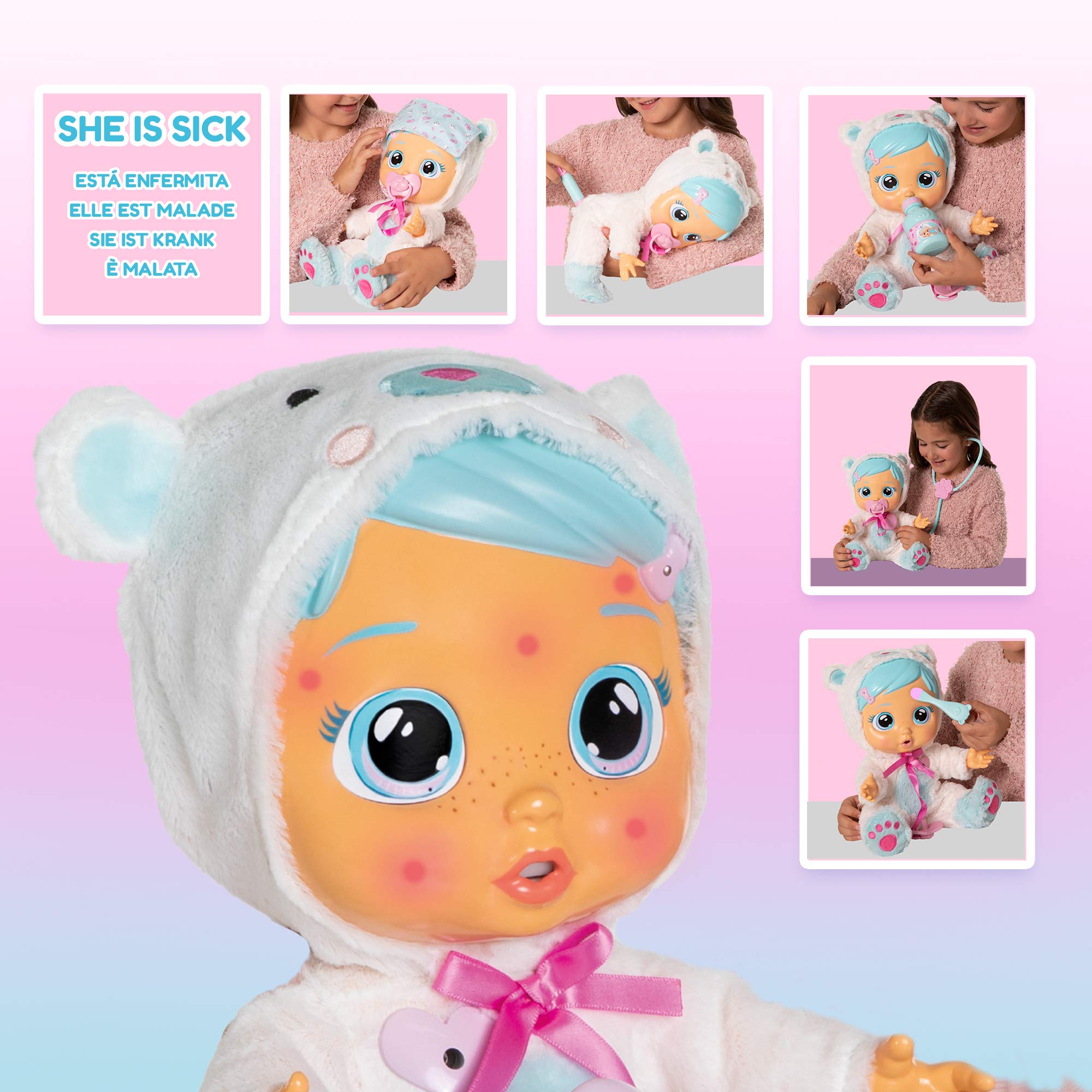 Cry Babies Magic Tears Kristal Malatina bambola interattiva