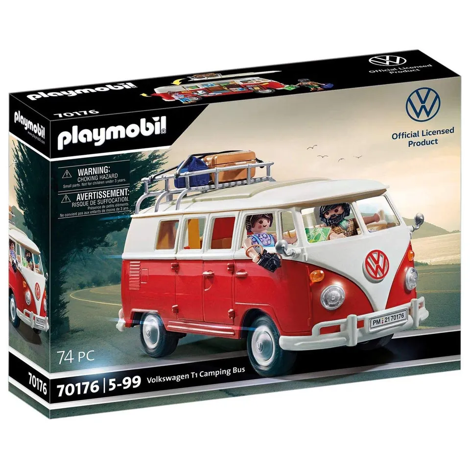 PLAYMOBIL Volkswagen 70176 Bulli T1 bus campeggio rosso