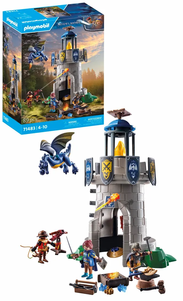 PLAYMOBIL Novelmore 71483 Torre Cavalieri Giocattolo con Drago