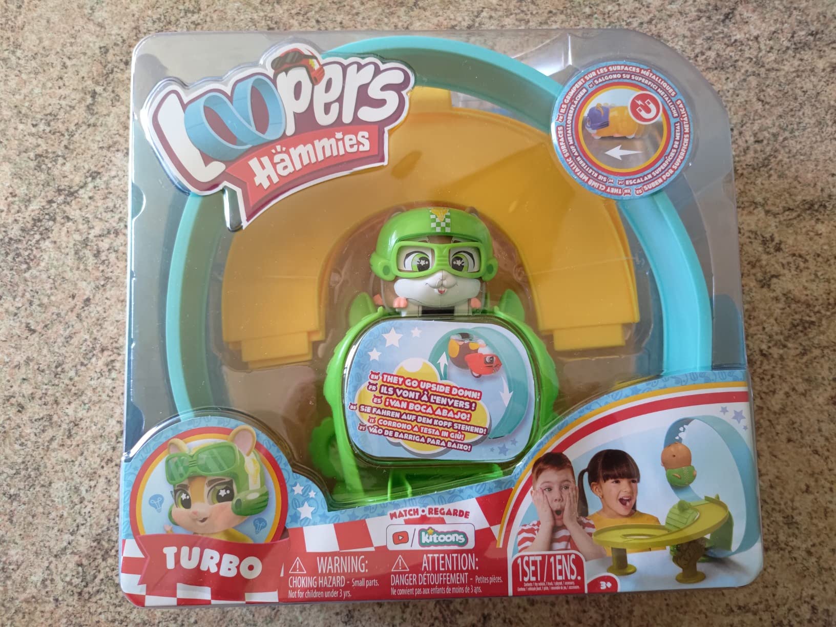 Imc Toys Loopers Hammies Turbo criceto interattivo pista